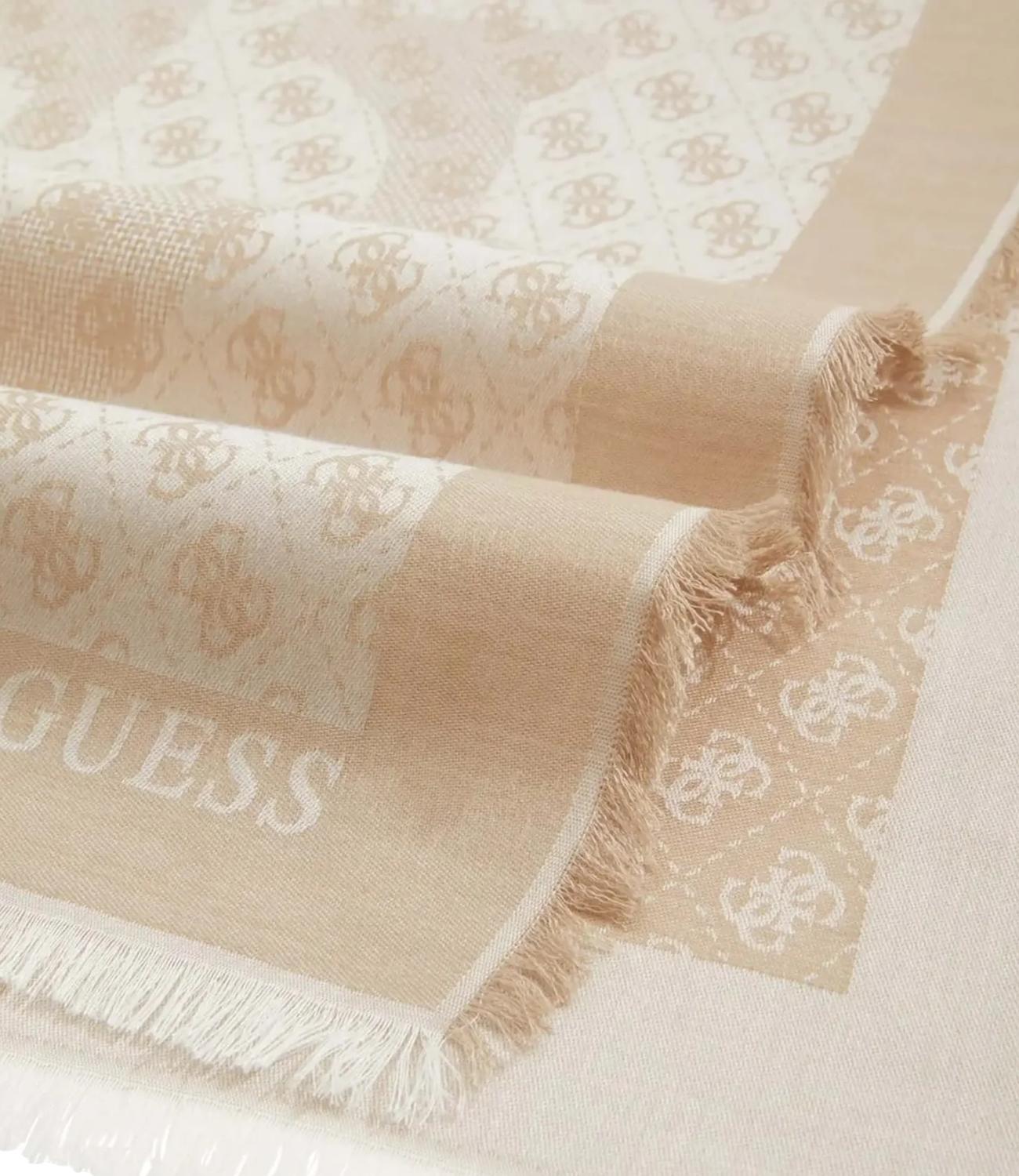 Guess Foulard Erica Bianco Donna