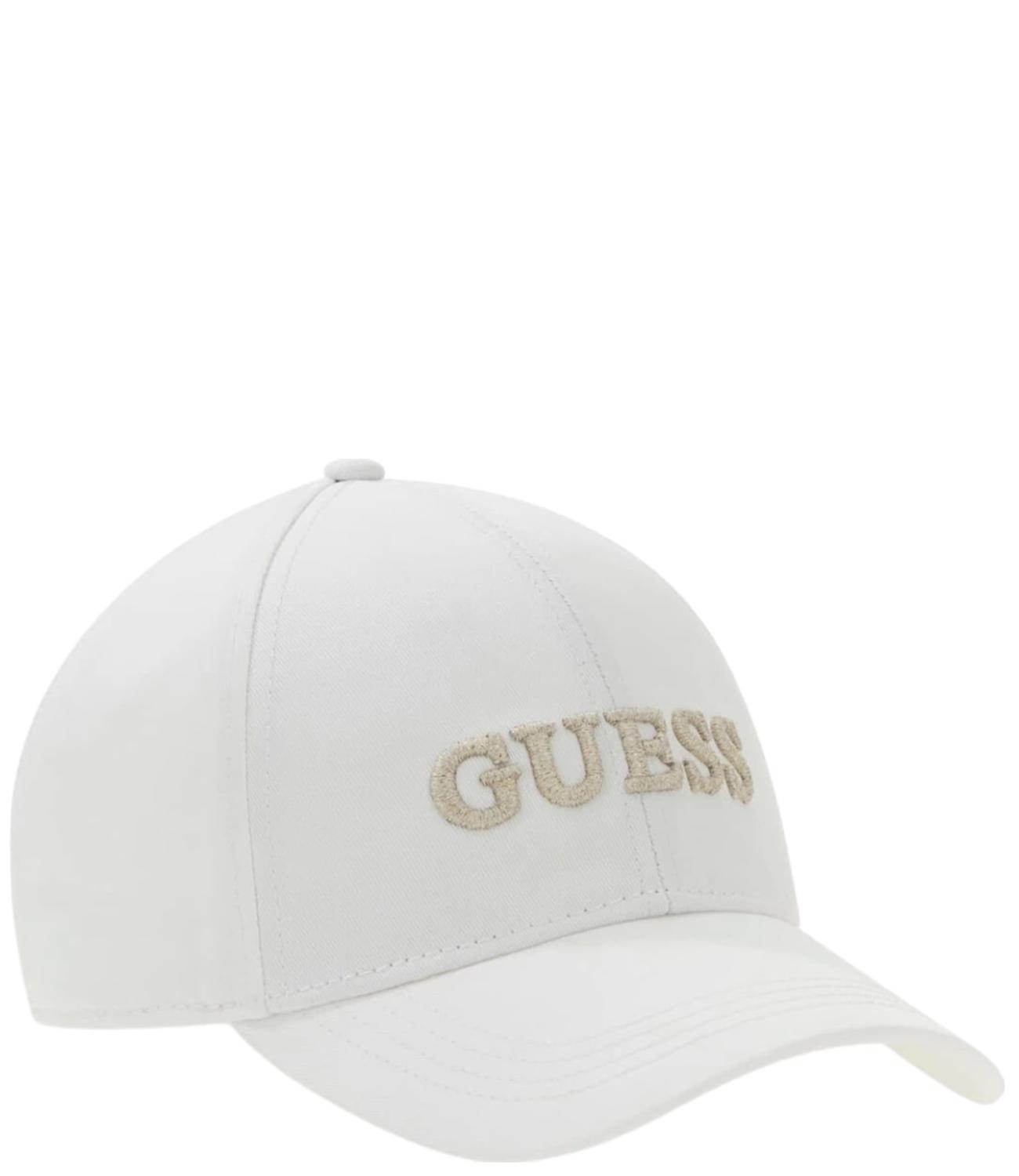 Guess Cappello Baseball Bianco Donna