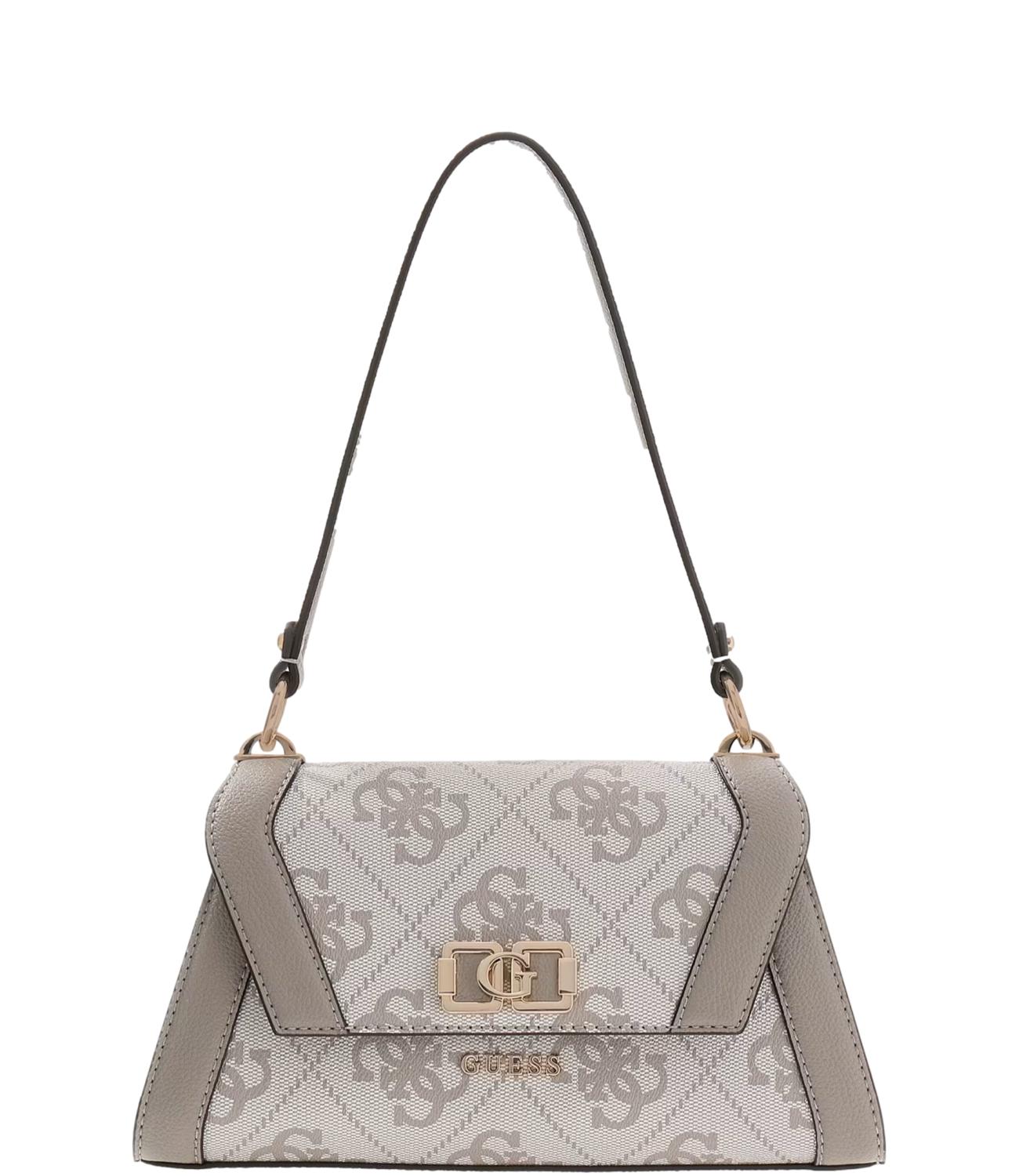 Guess Borsa Dark Taupe Logo da Donna