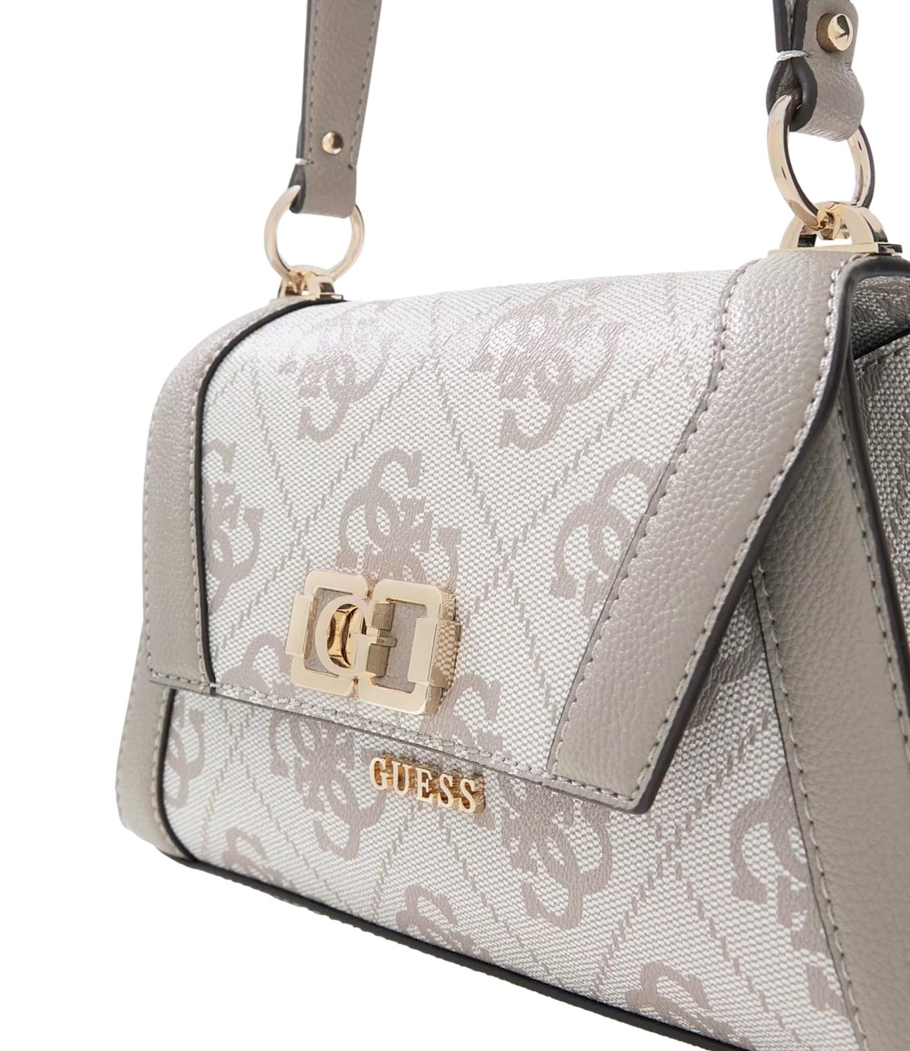 Guess Borsa Dark Taupe Logo da Donna
