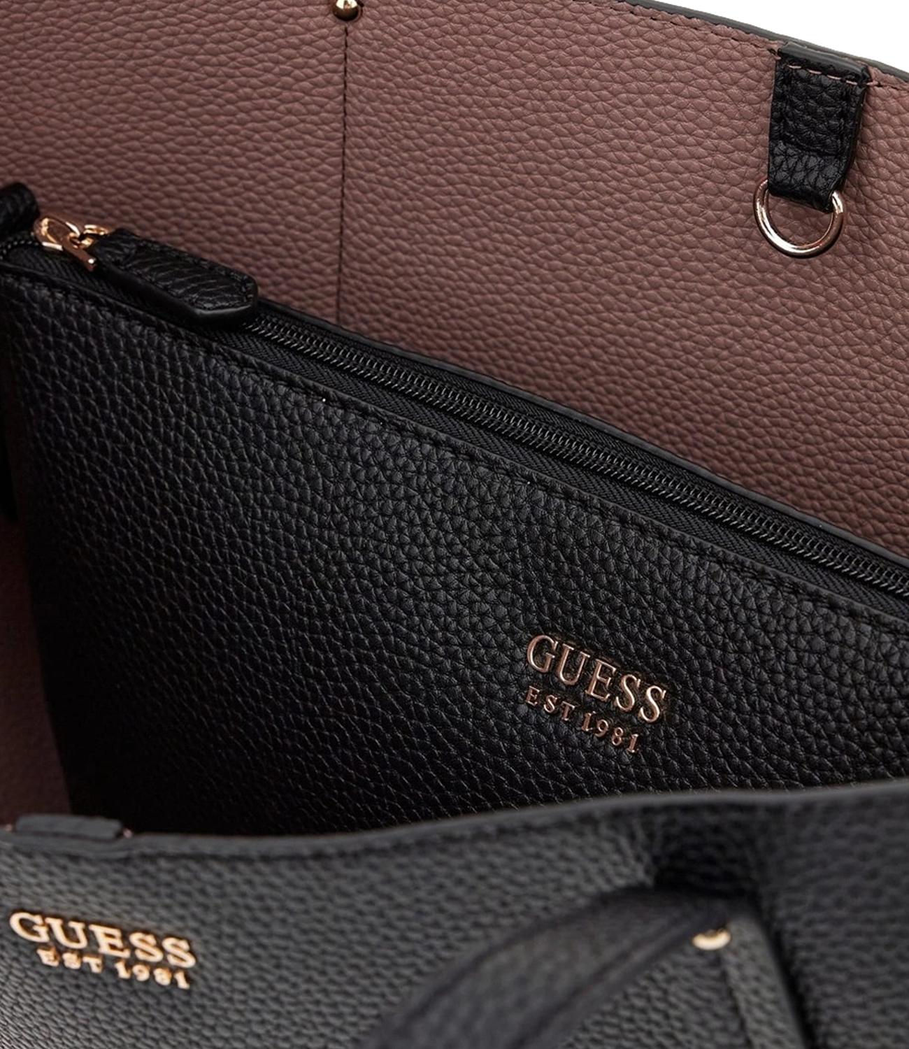 Guess Borsa Shopper Brenton Black Donna