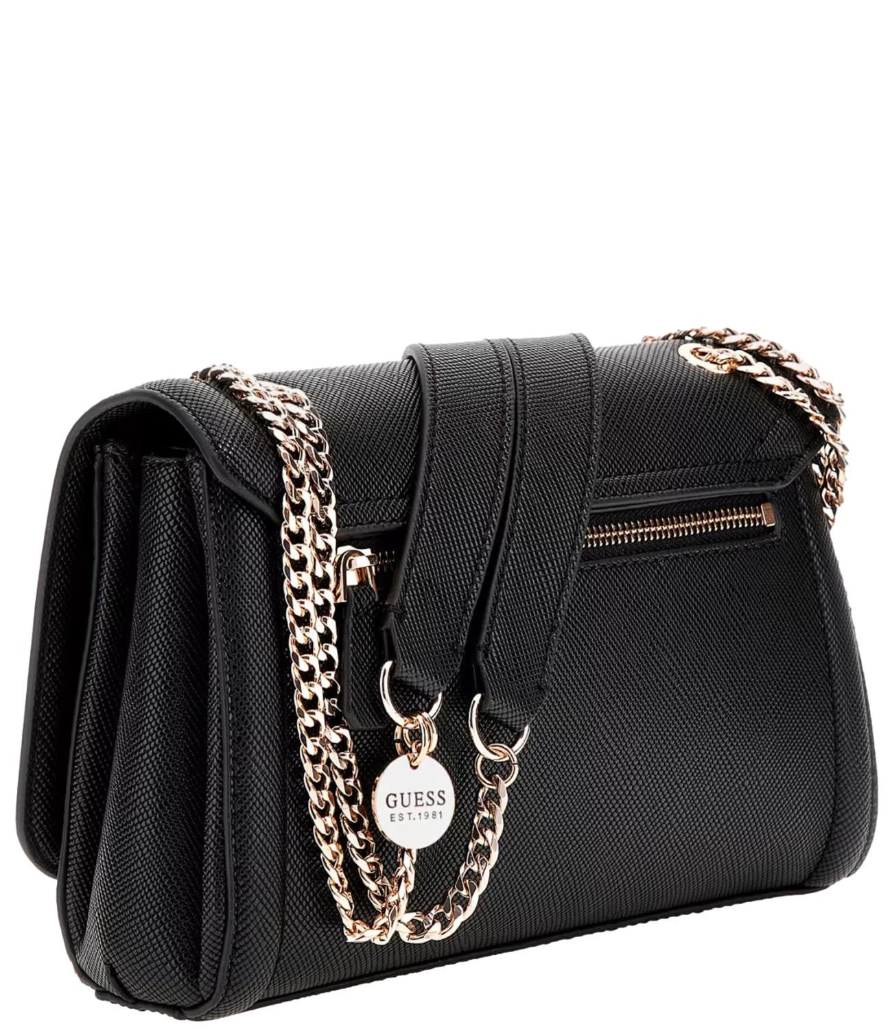 Guess Borsa Mini Tracolla Noelle Nero Donna