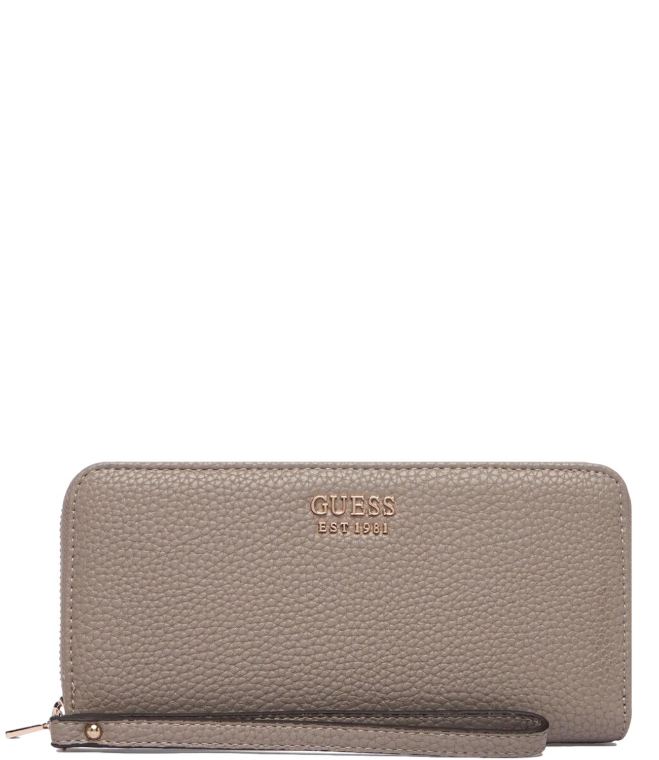 Guess Portafoglio Brenton Dark Taupe Donna