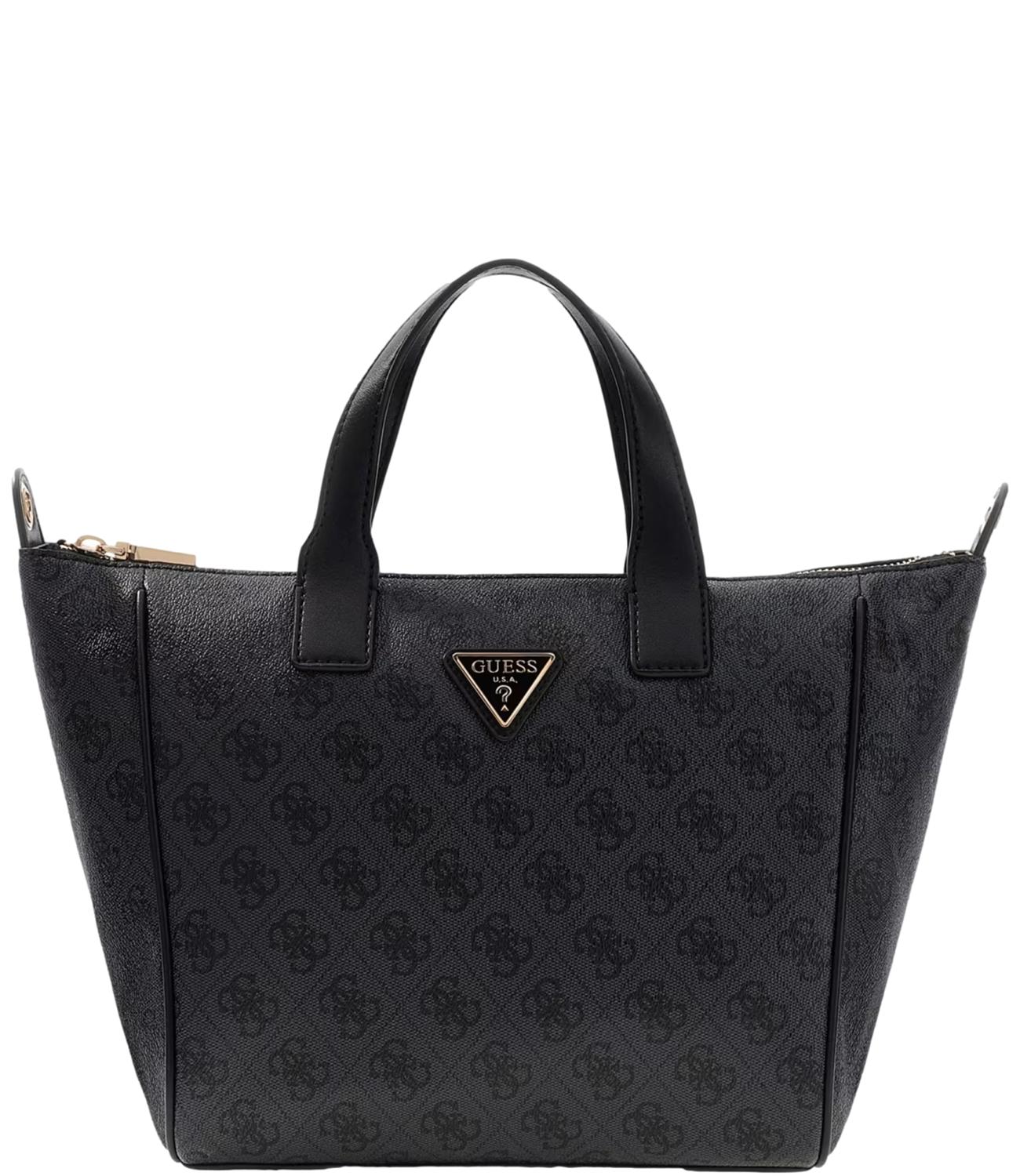 Guess Borsa Shopper Follie Black Logo Donna