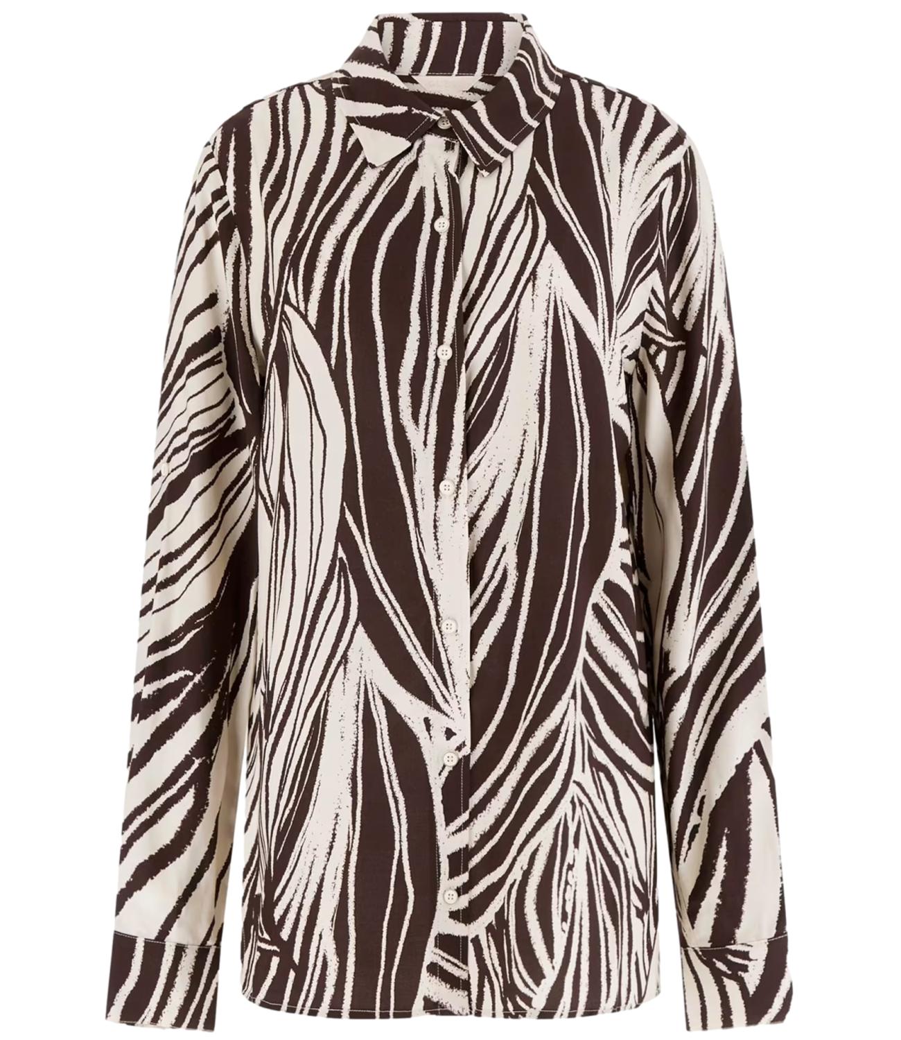 Guess Maglia Marrone Multi Donna