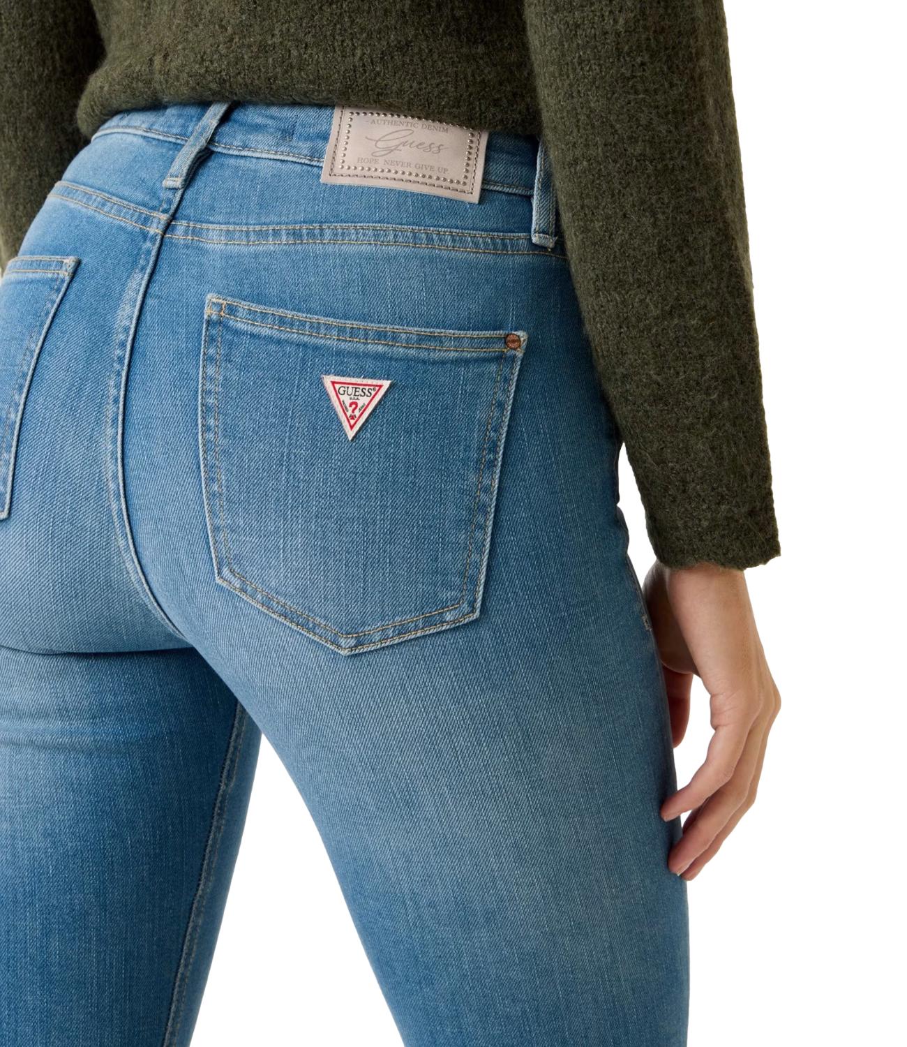 Guess Jeans Sexy Flare Sunflower Bliss Wash Donna