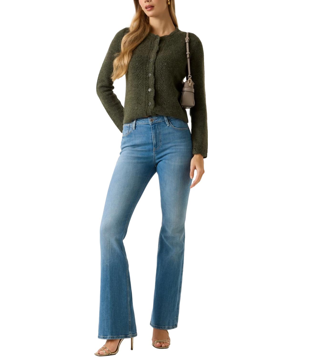 Guess Jeans Sexy Flare Sunflower Bliss Wash Donna