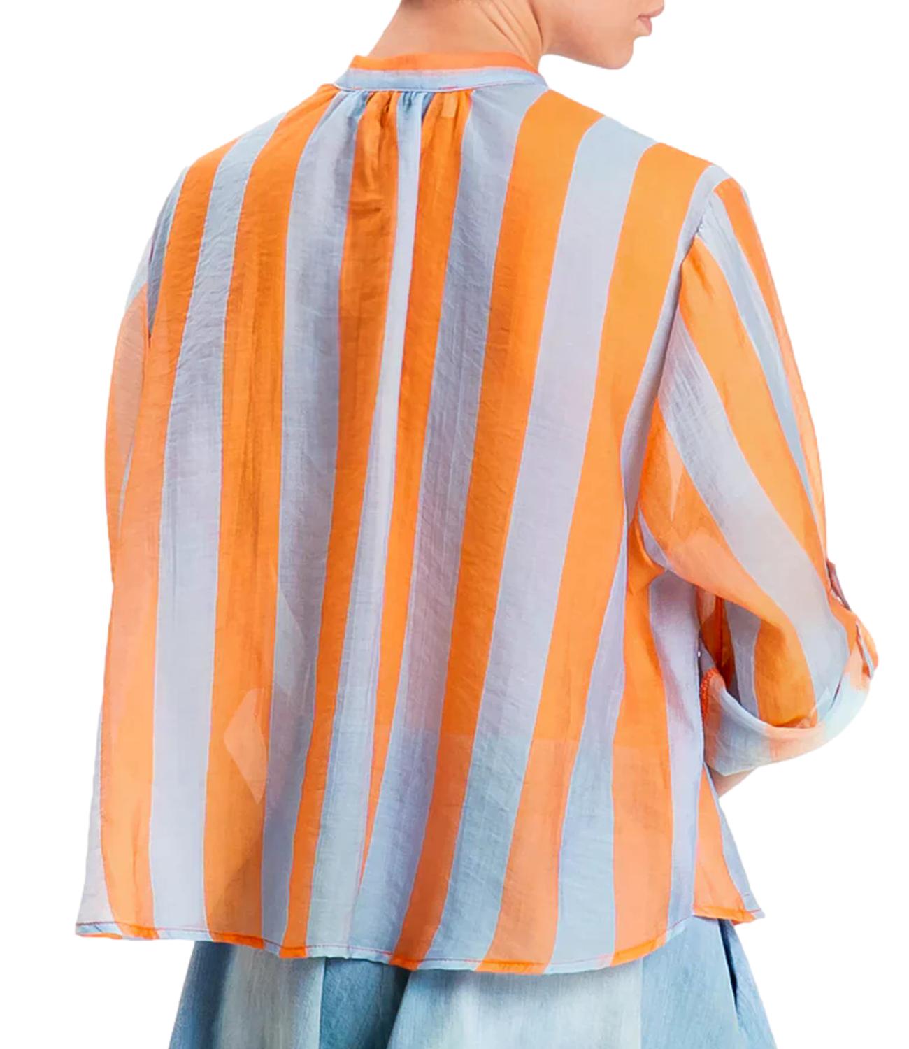 Have One Camicia Riga Arancio da Donna