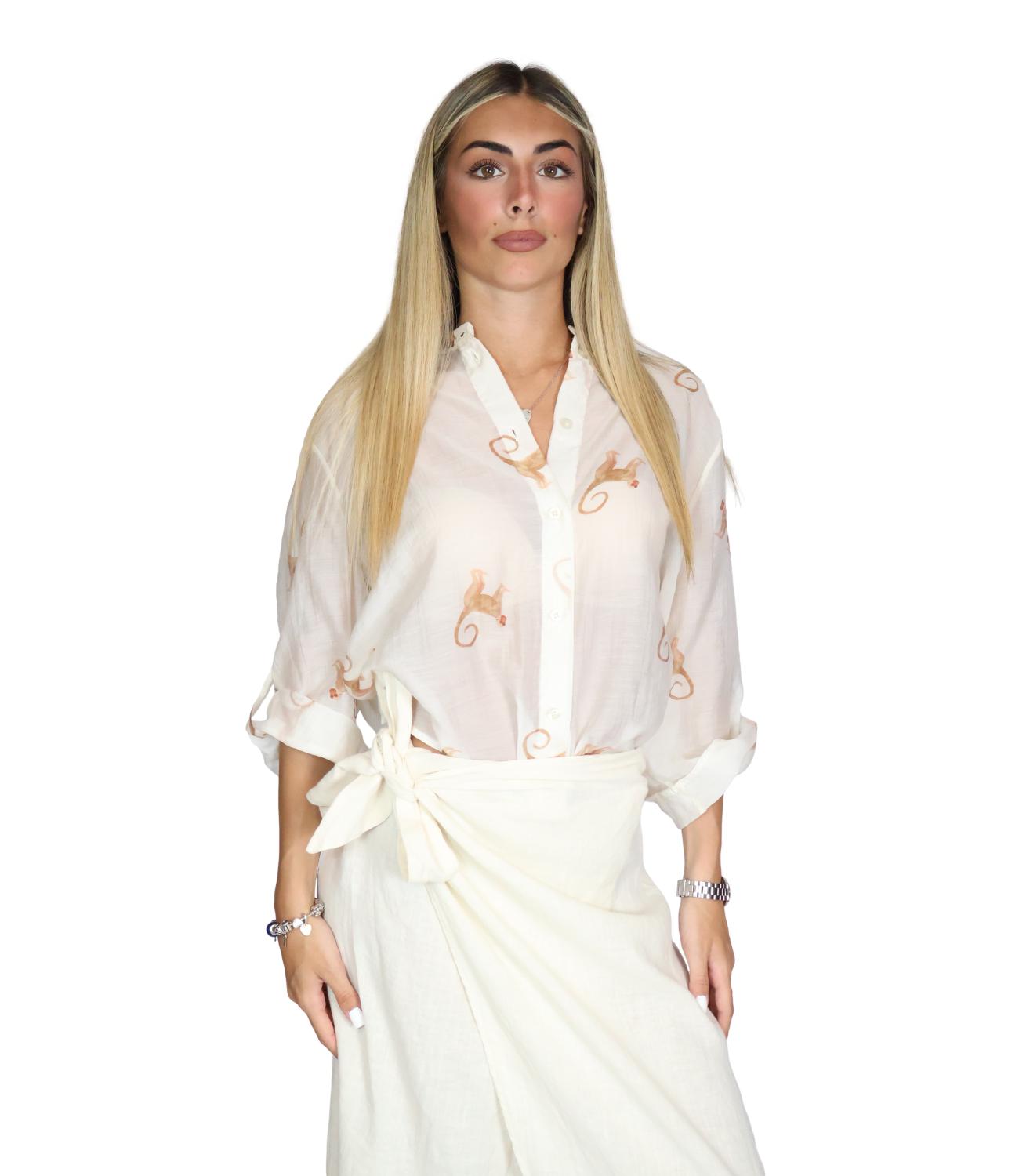 Have One Camicia Scimmiatte da Donna