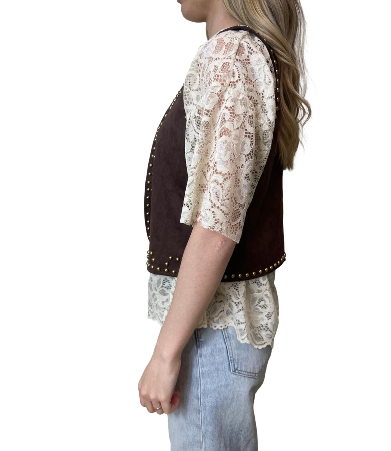 Have One Gilet Coffee Donna