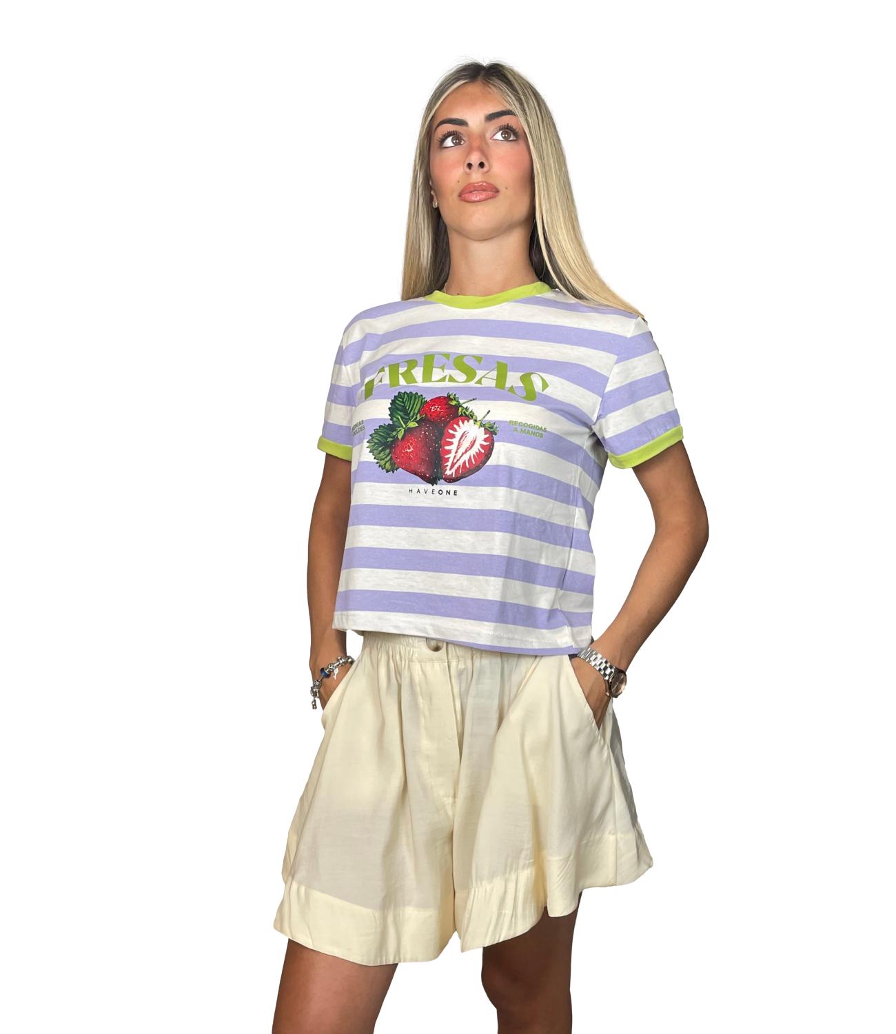Have One T-Shirt Latte/lilla da Donna