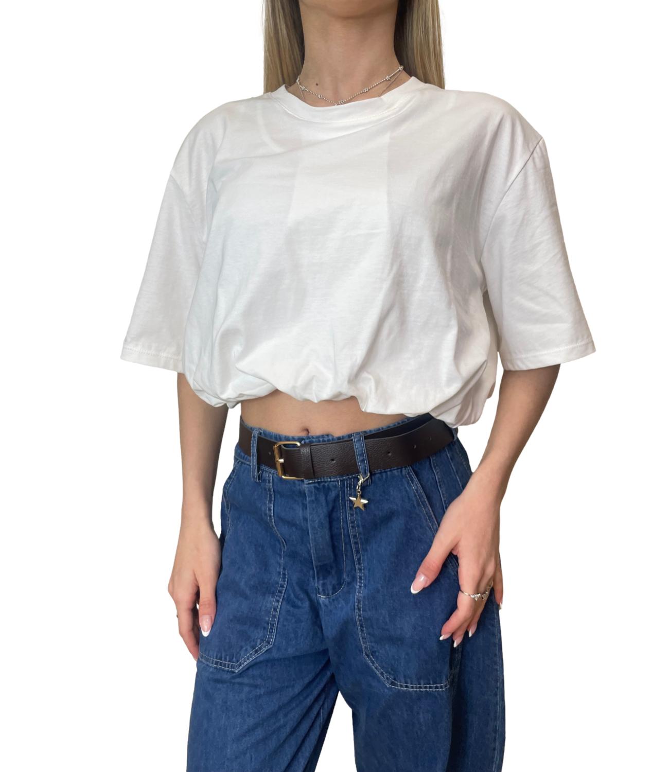 Have One Maglia Palloncino Panna Donna