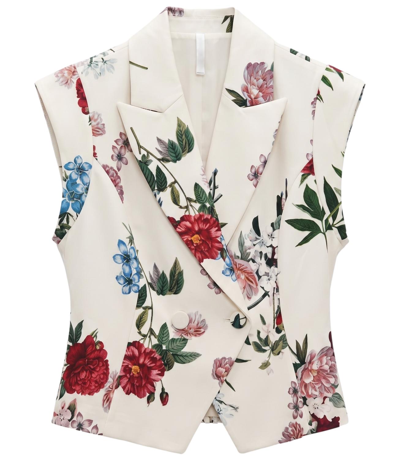 Imperial Gilet Panna/bordeaux da Donna