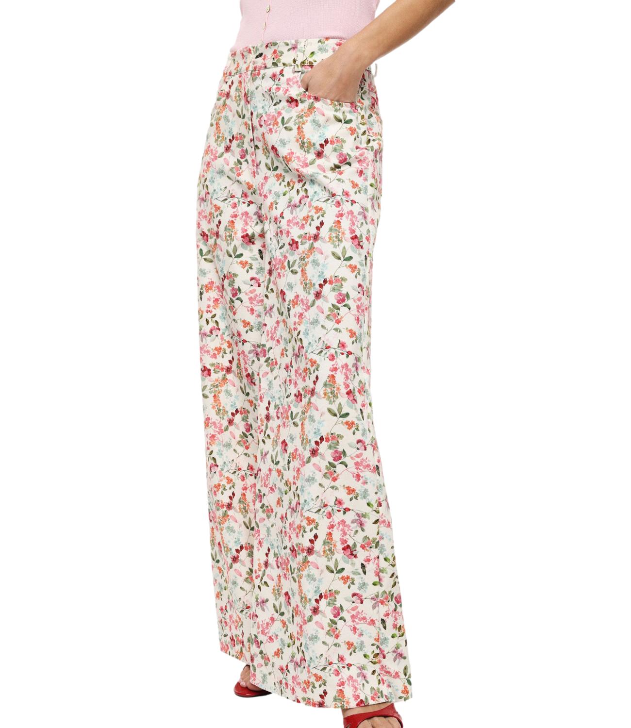 Imperial Pantalone Panna/rosa da Donna