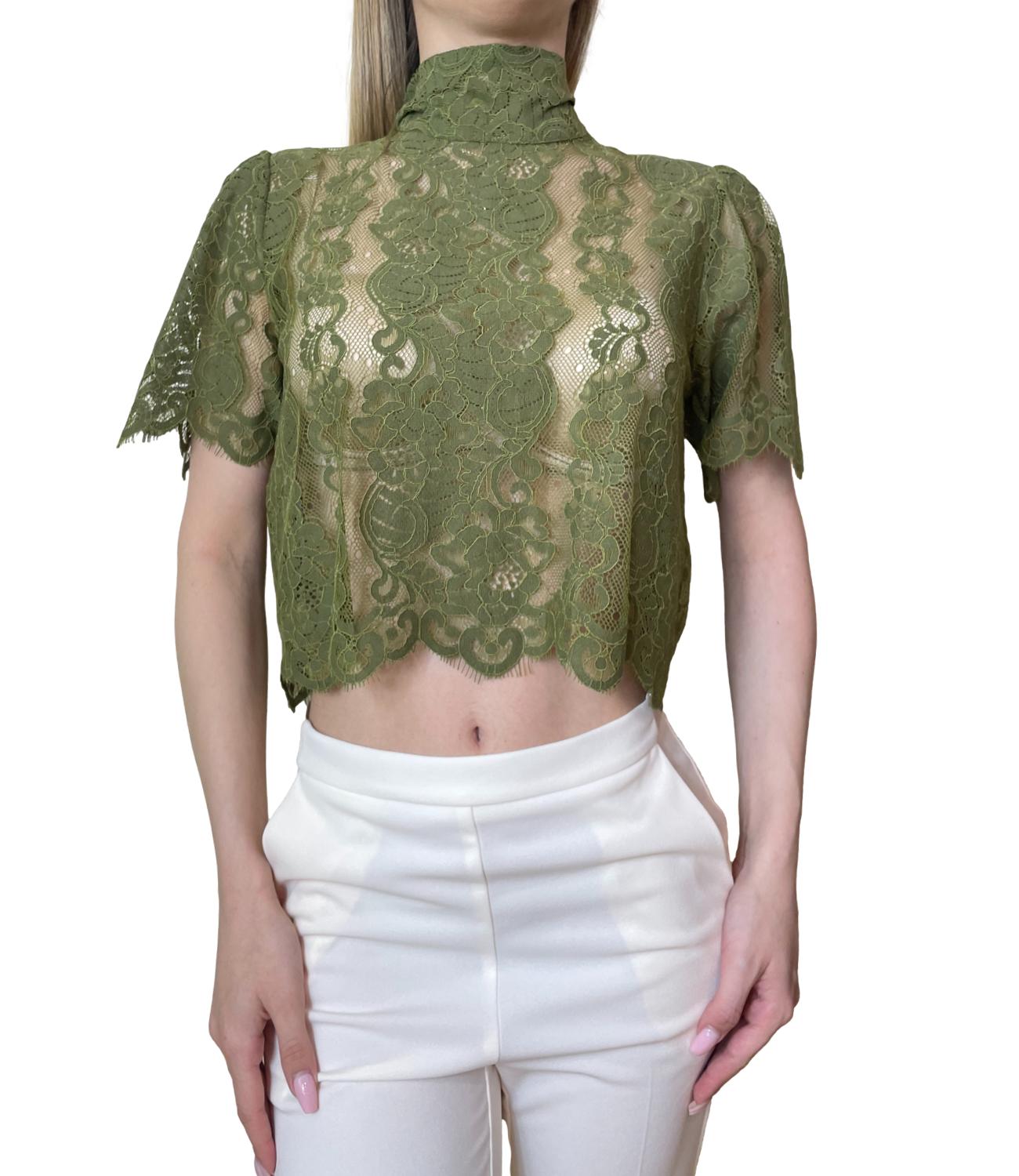 Imperial Canotta Pizzo Militare Donna