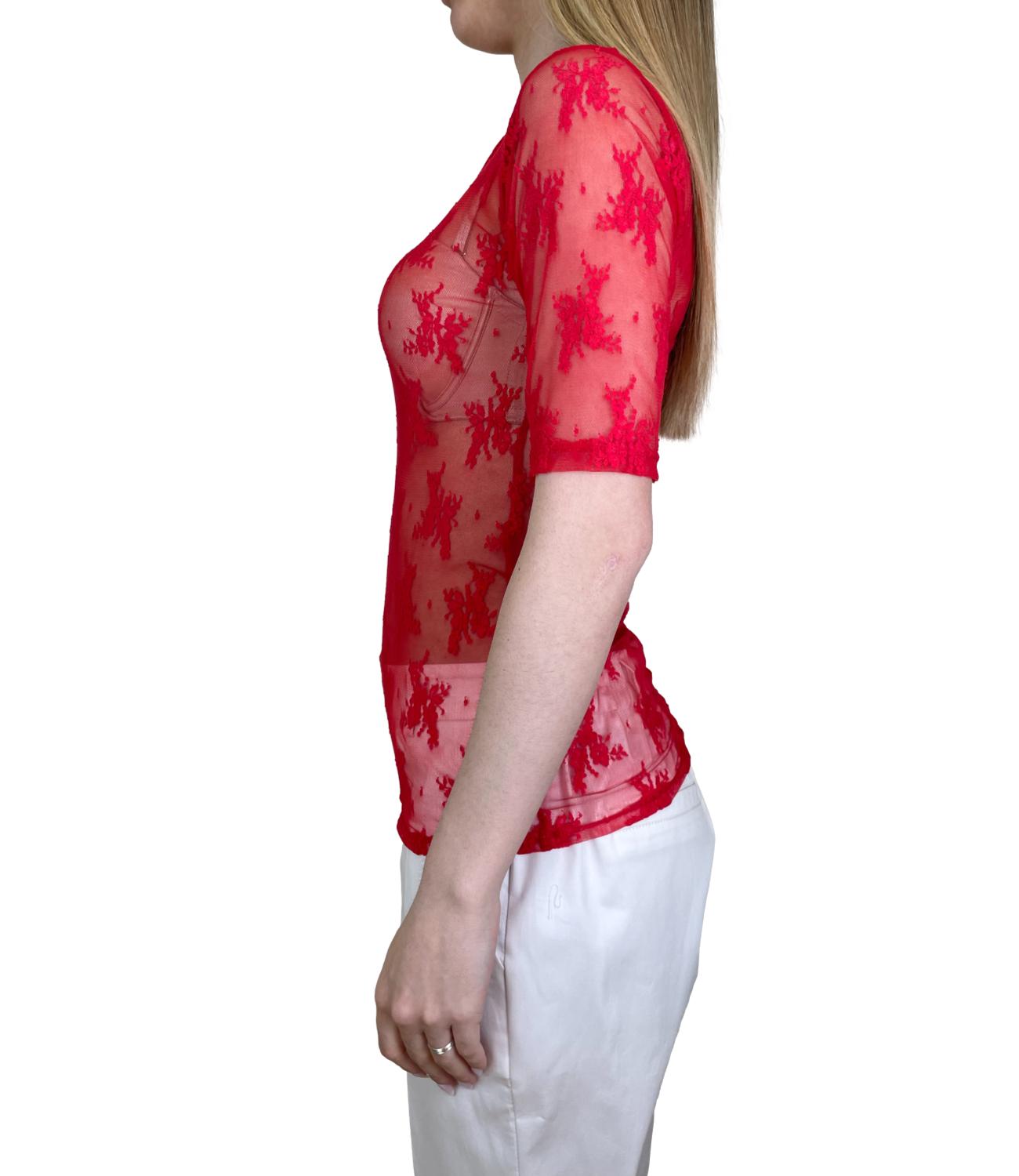 Imperial T-Shirt Rosso da Donna