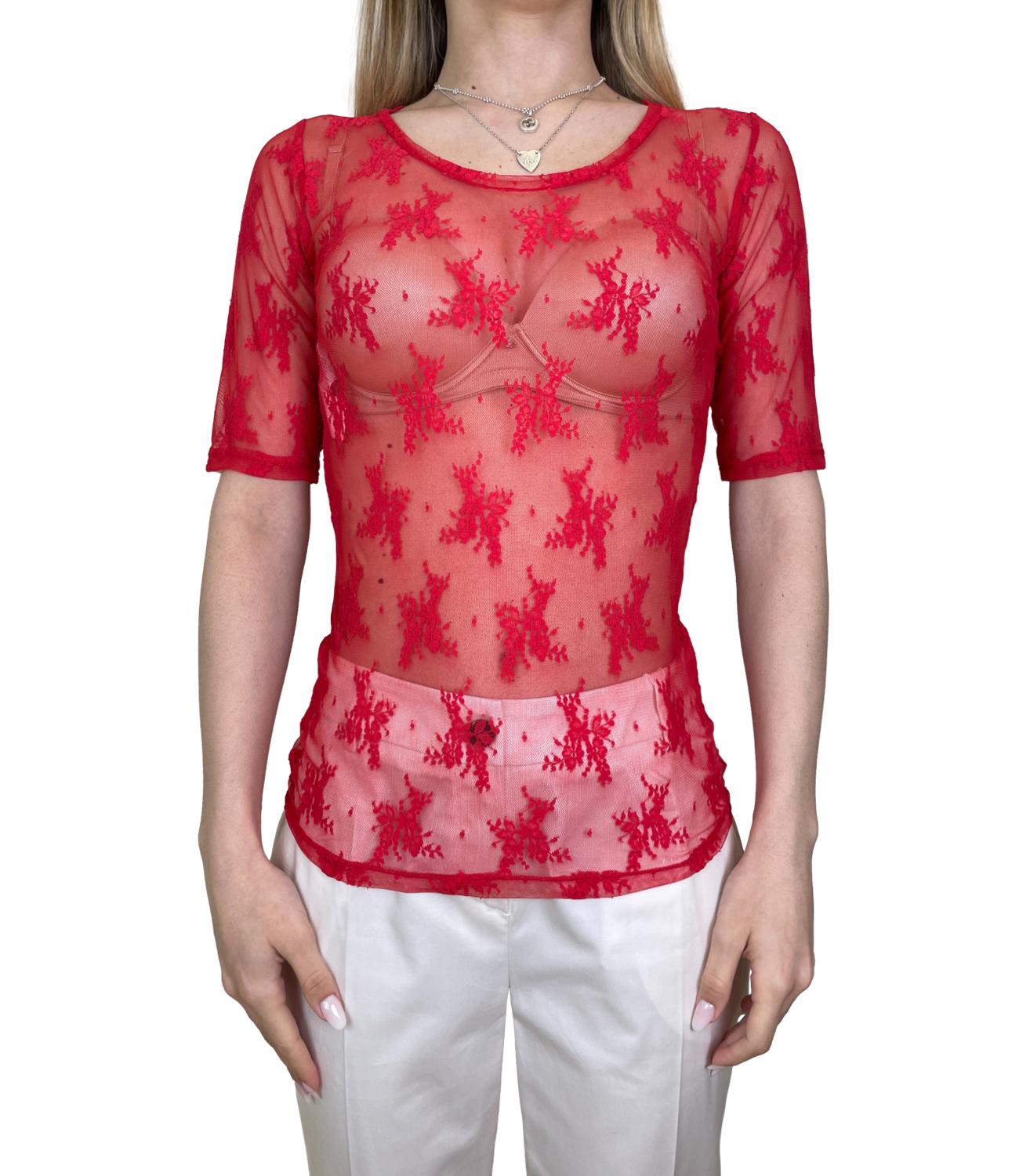 Imperial T-Shirt Rosso da Donna