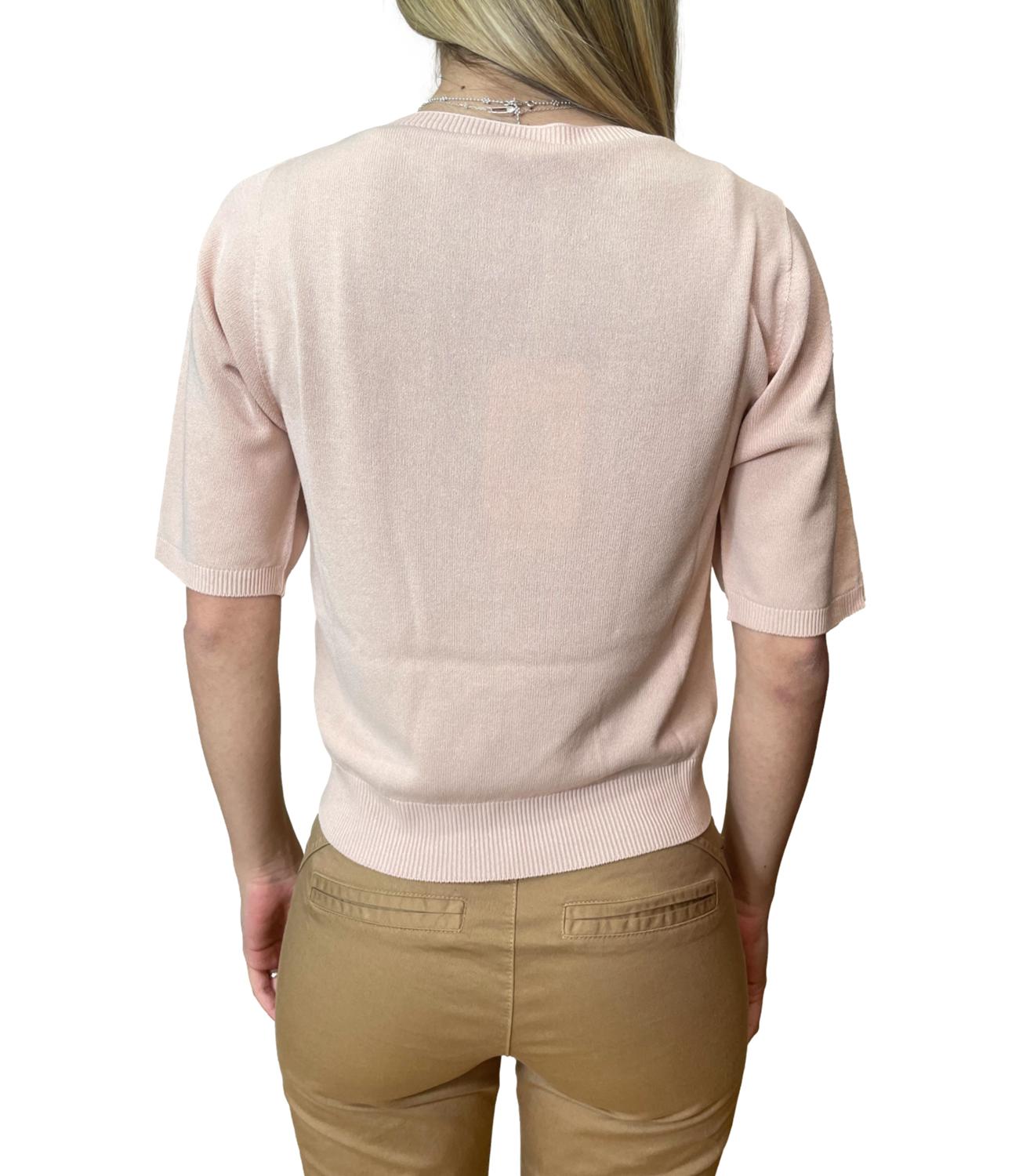 Kontatto Maglia Girocollo Rosa Donna