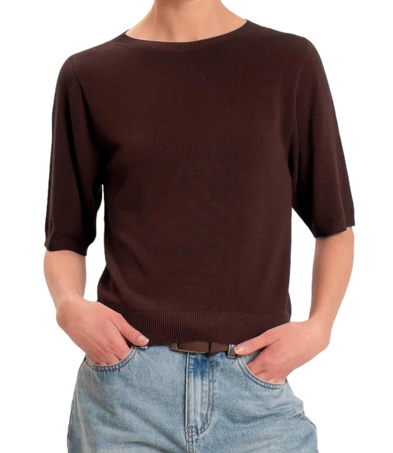 Kontatto Maglia Cioccolato da Donna