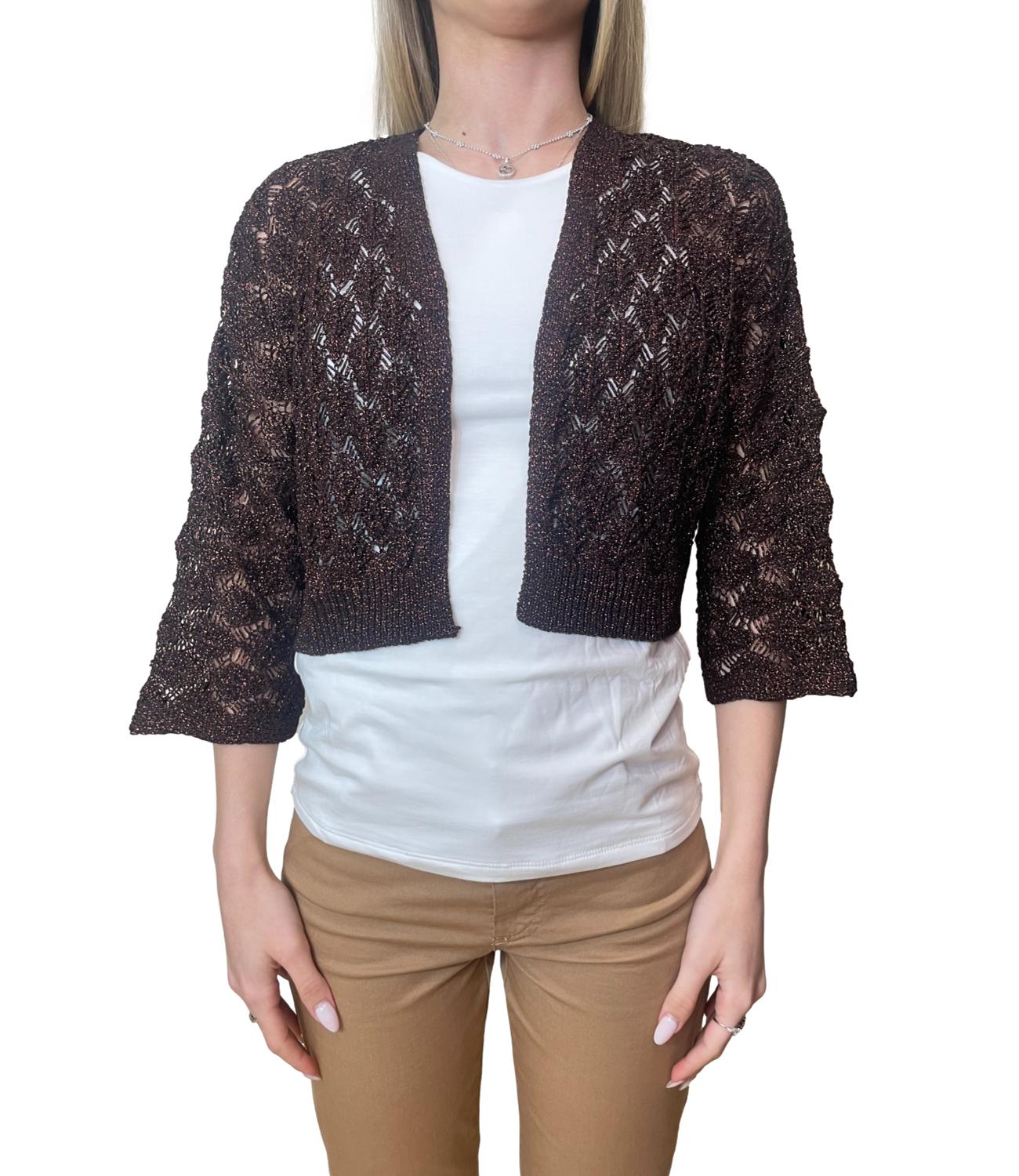 Kontatto Coprispalle Lurex Moro Donna