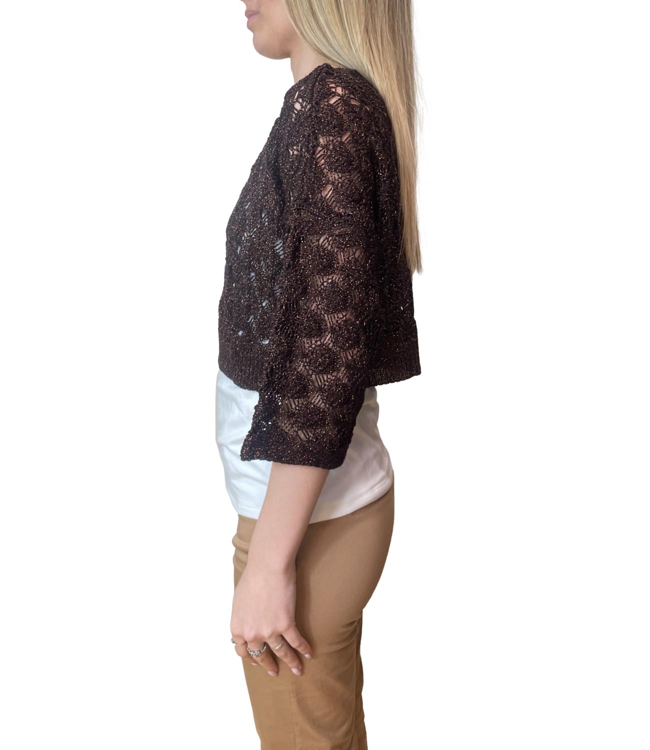 Kontatto Coprispalle Lurex Moro Donna