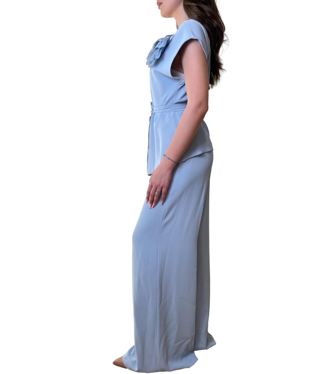 Kontatto Completo C/Spilla Azzurro Donna