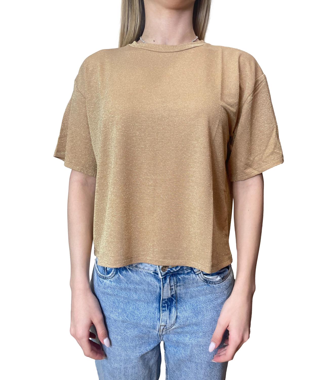 Kontatto T-shirt Oro Donna