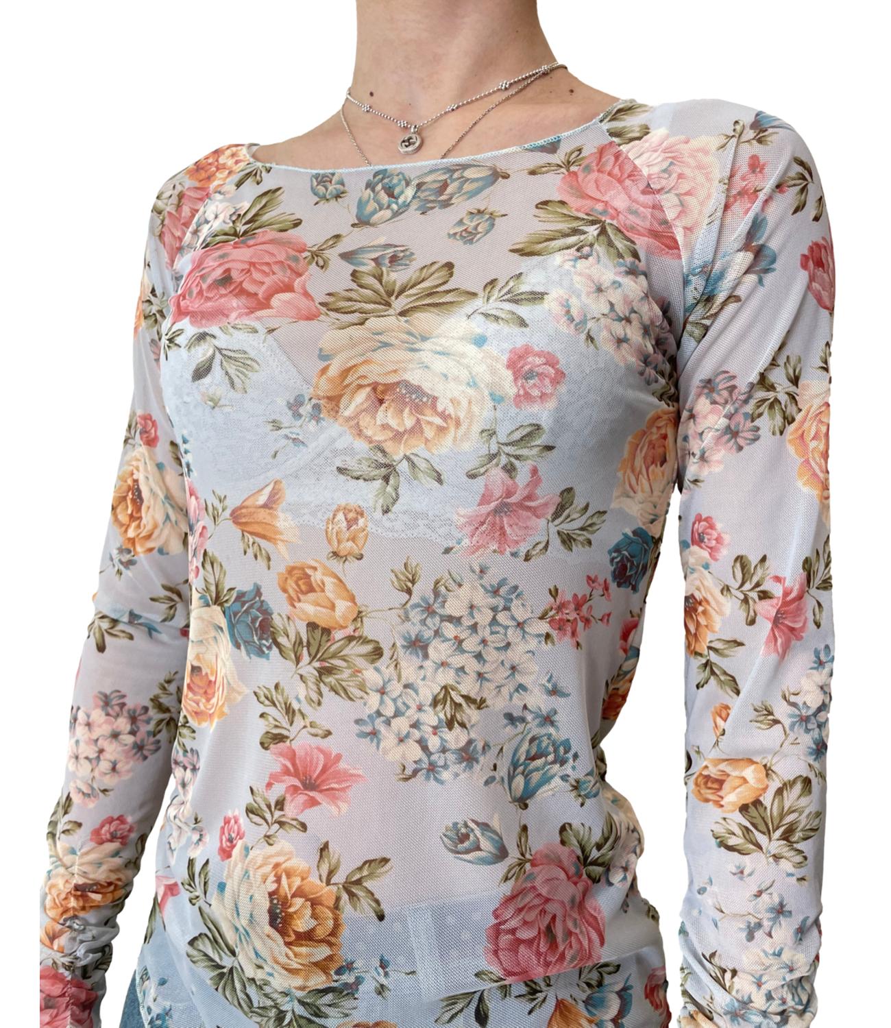 Kontatto Maglia Floreale da Donna