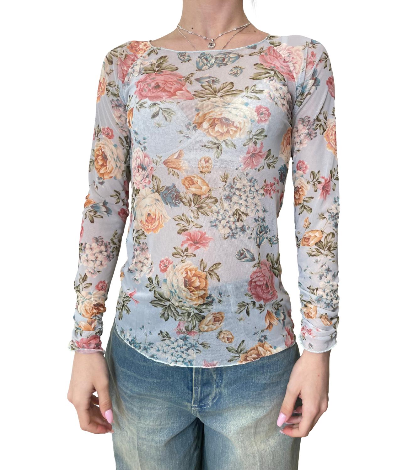 Kontatto Maglia Floreale da Donna