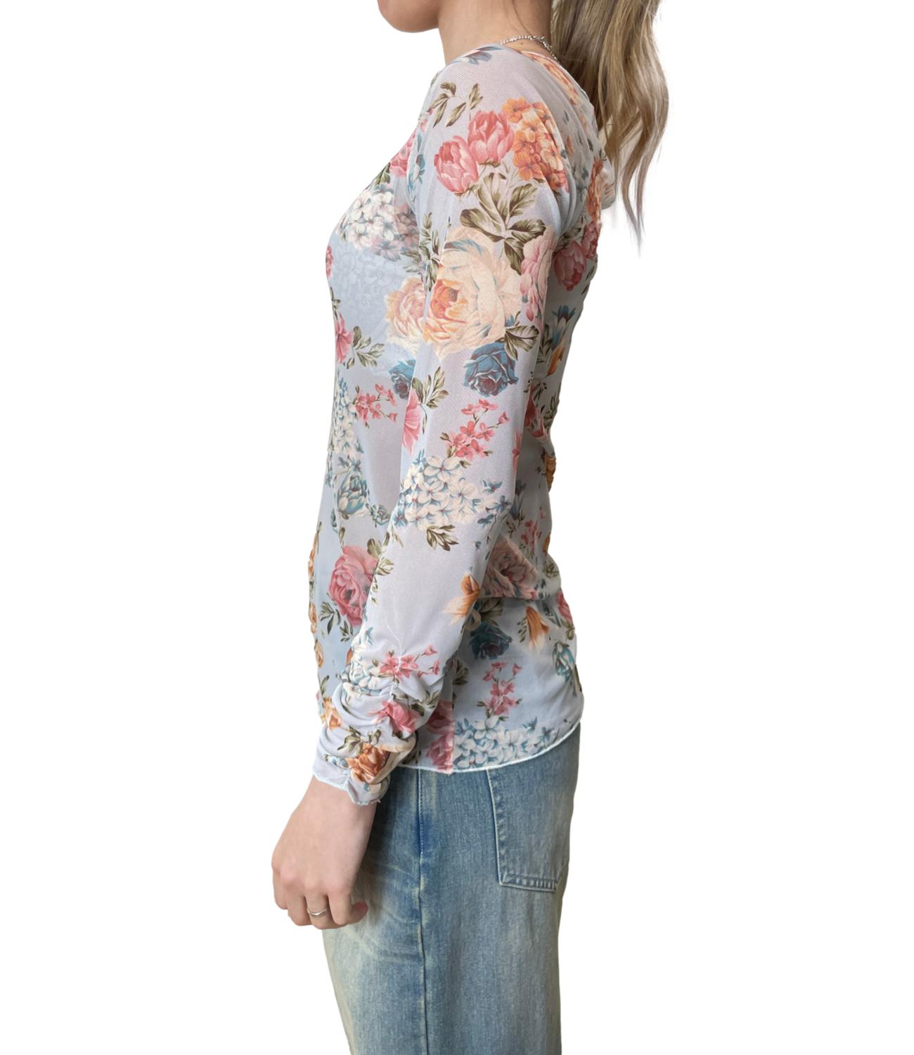 Kontatto Maglia Floreale da Donna