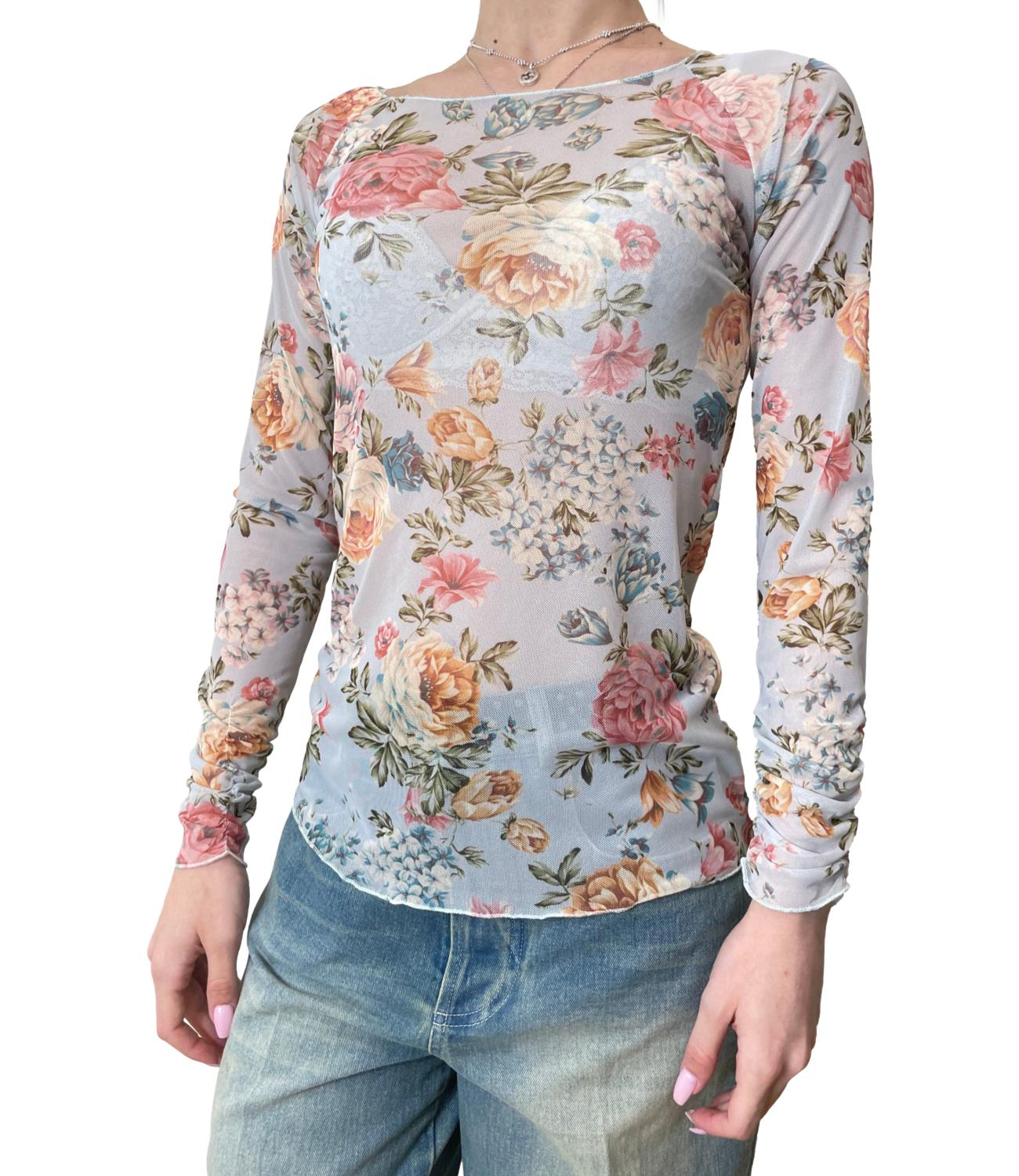 Kontatto Maglia Floreale da Donna