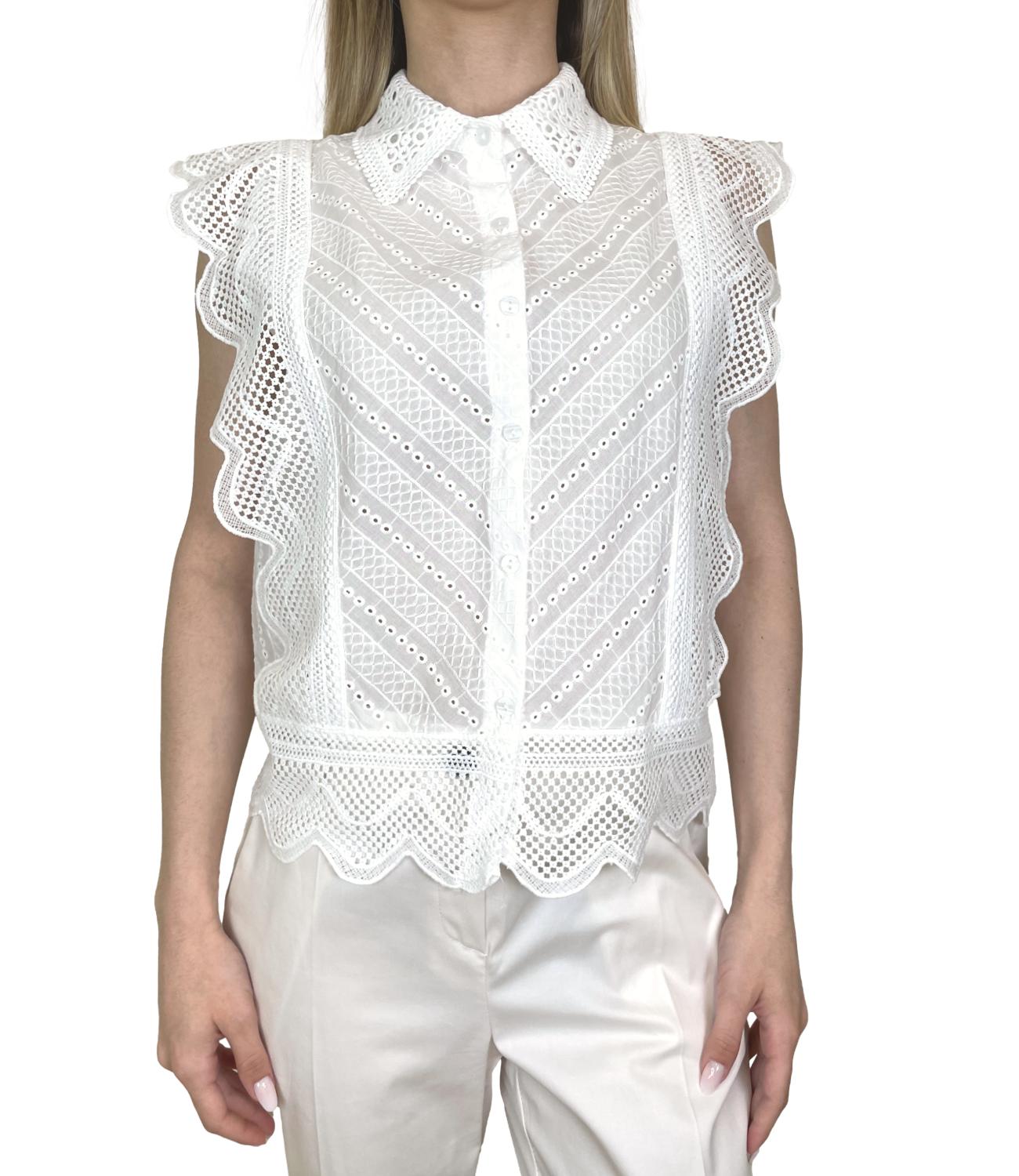 Kontatto Blusa Bianco da Donna