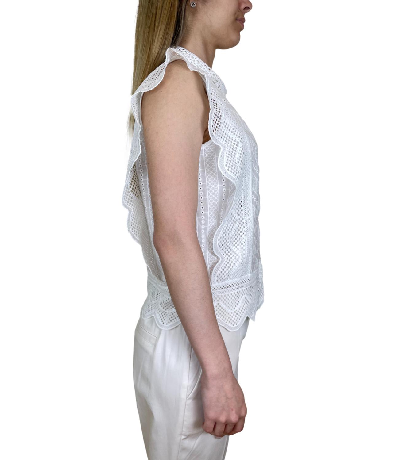 Kontatto Blusa Bianco da Donna