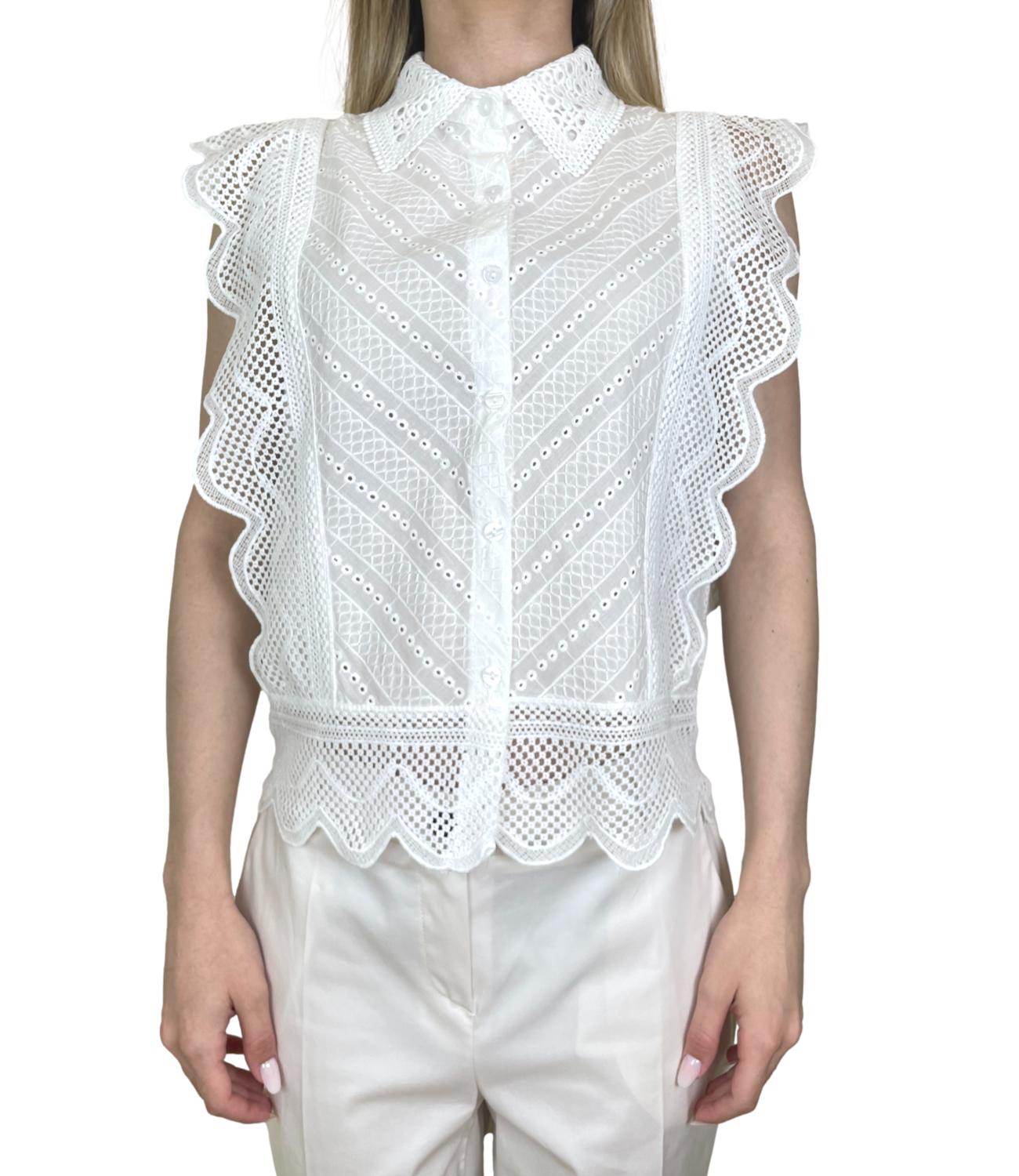 Kontatto Blusa Bianco da Donna