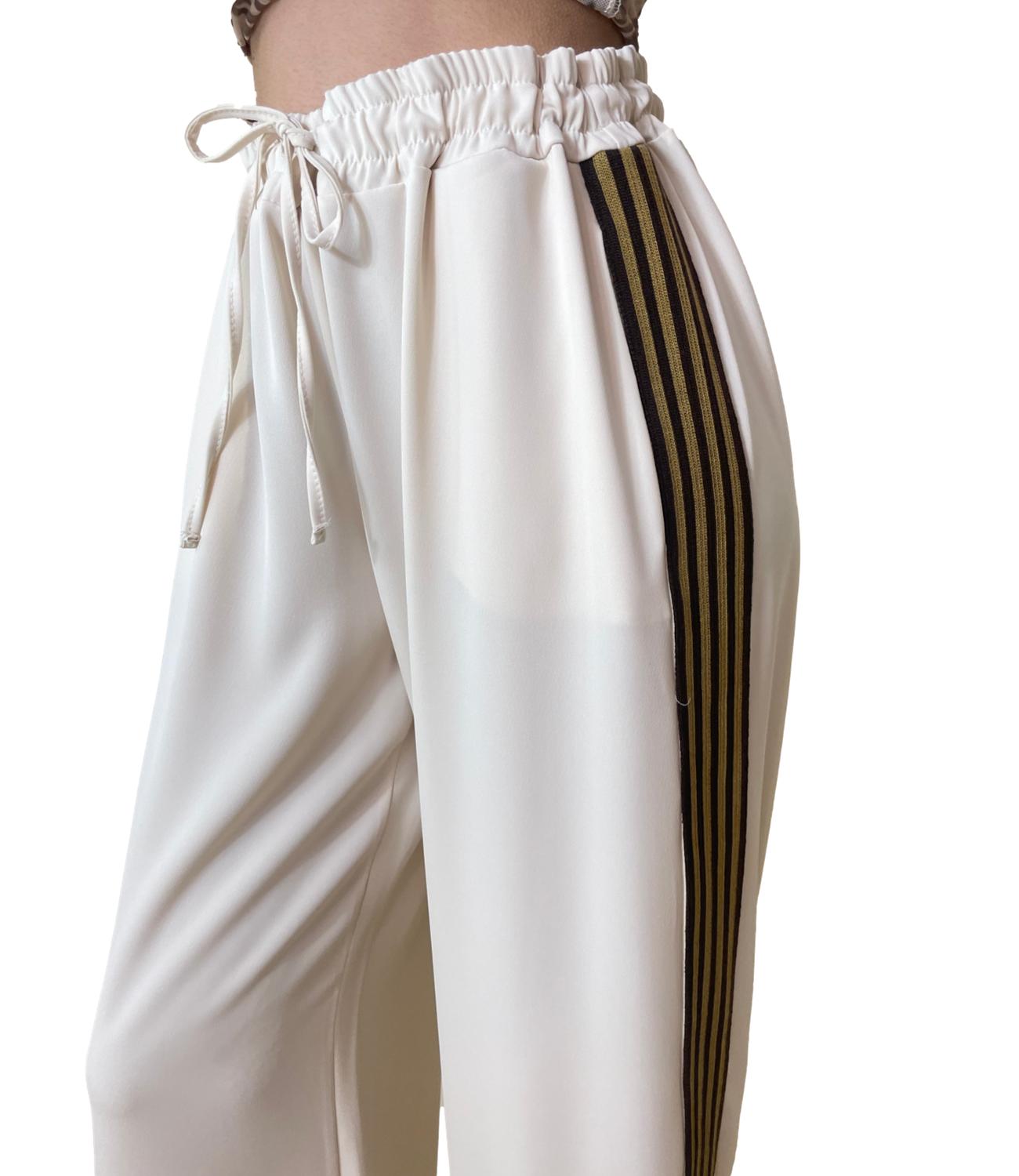 Kontatto Pantalone Crema da Donna