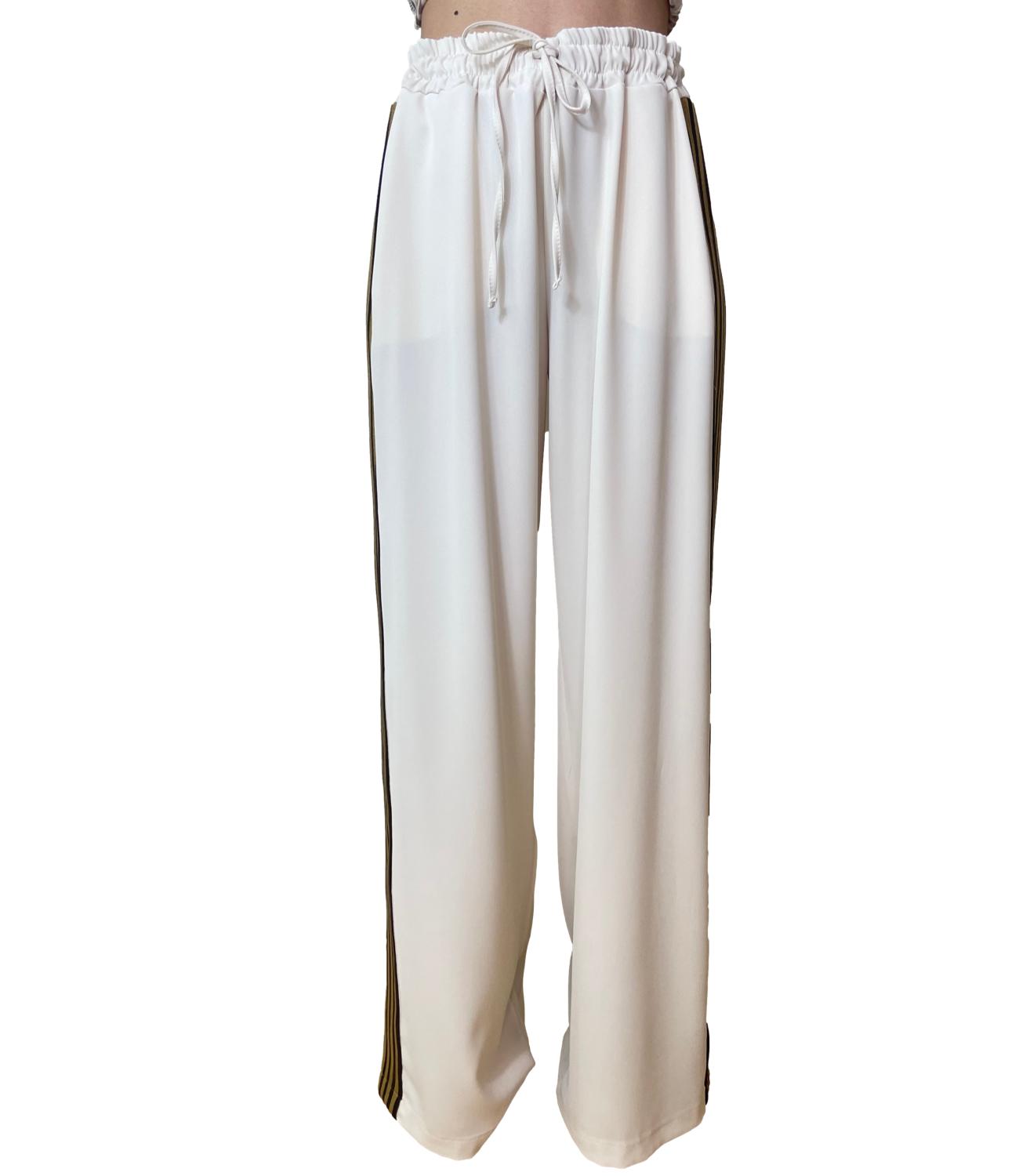 Kontatto Pantalone Crema da Donna