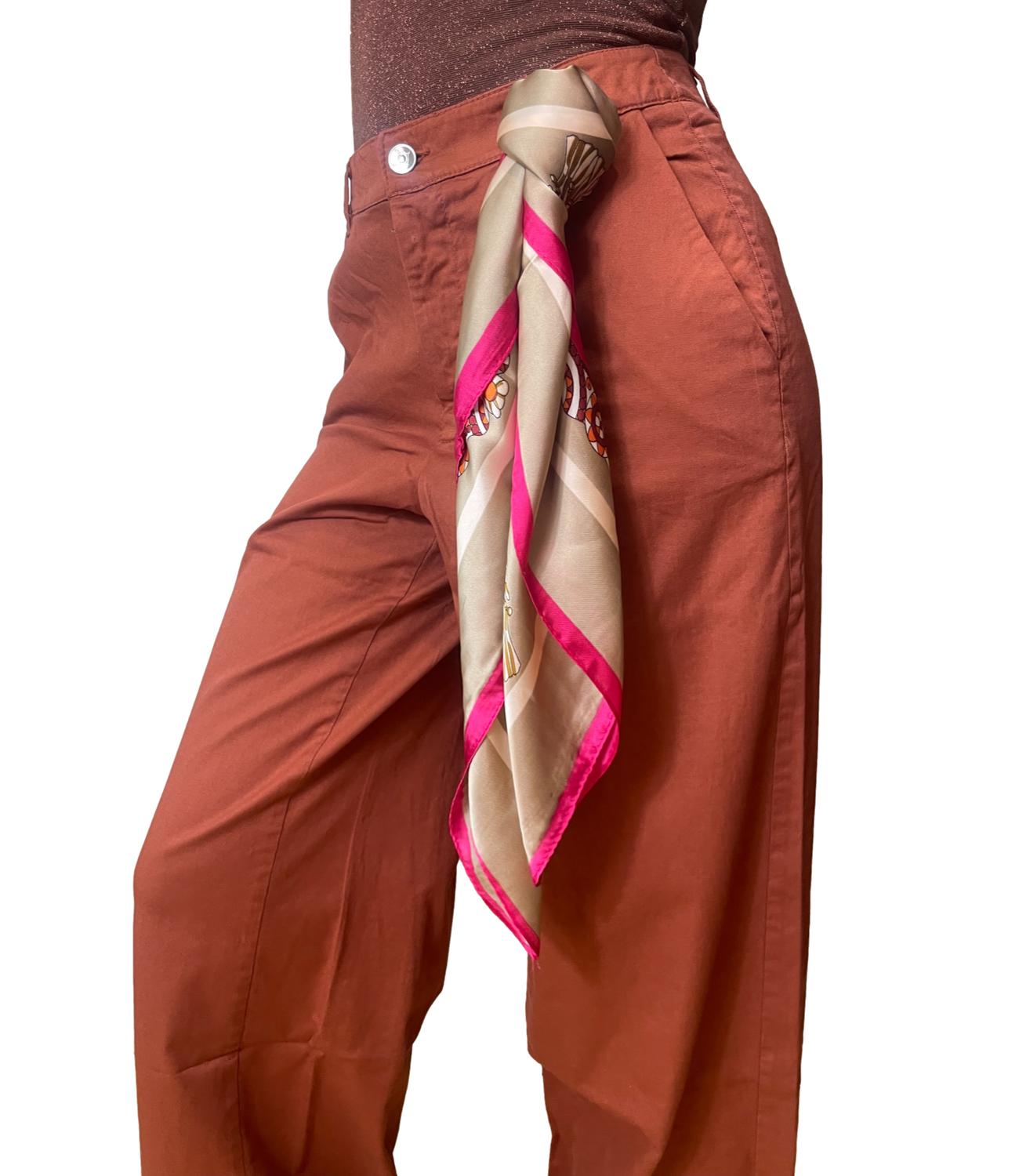 Kontatto Pantalone Ruggine da Donna