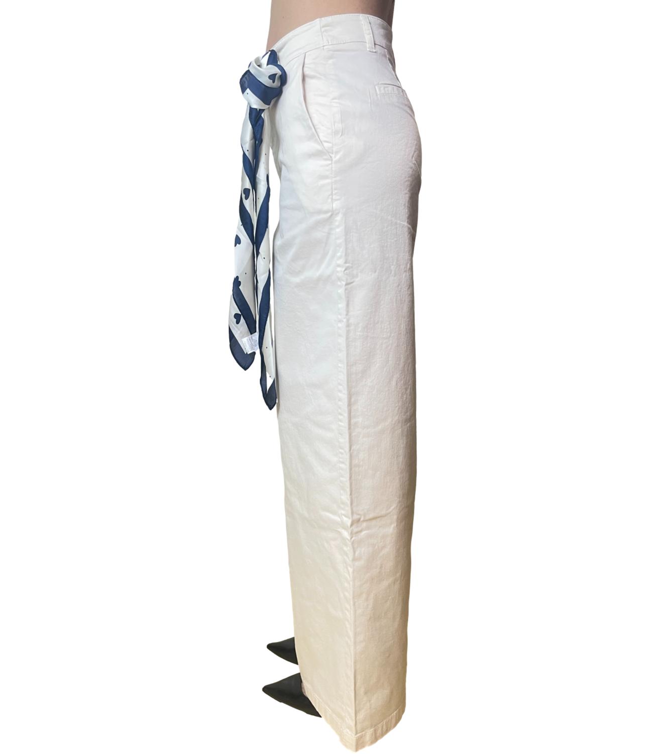 Kontatto Pantalone Avorio da Donna