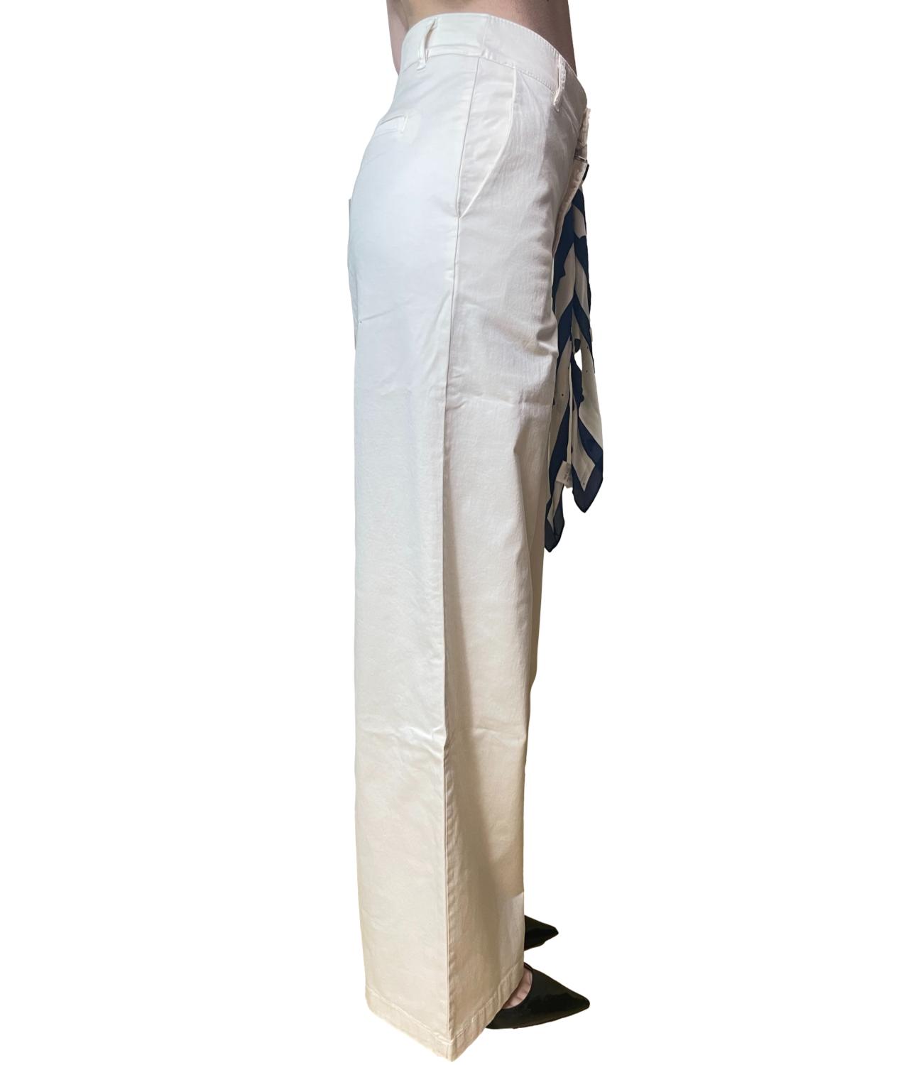 Kontatto Pantalone Avorio da Donna