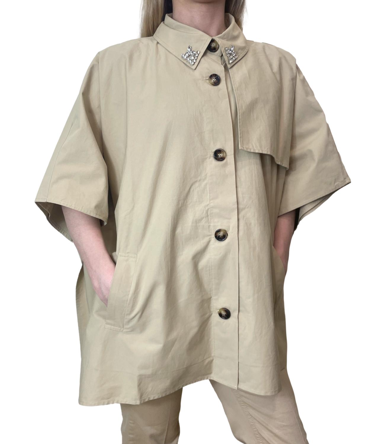 Liu Jo Poncho Sabbia Donna