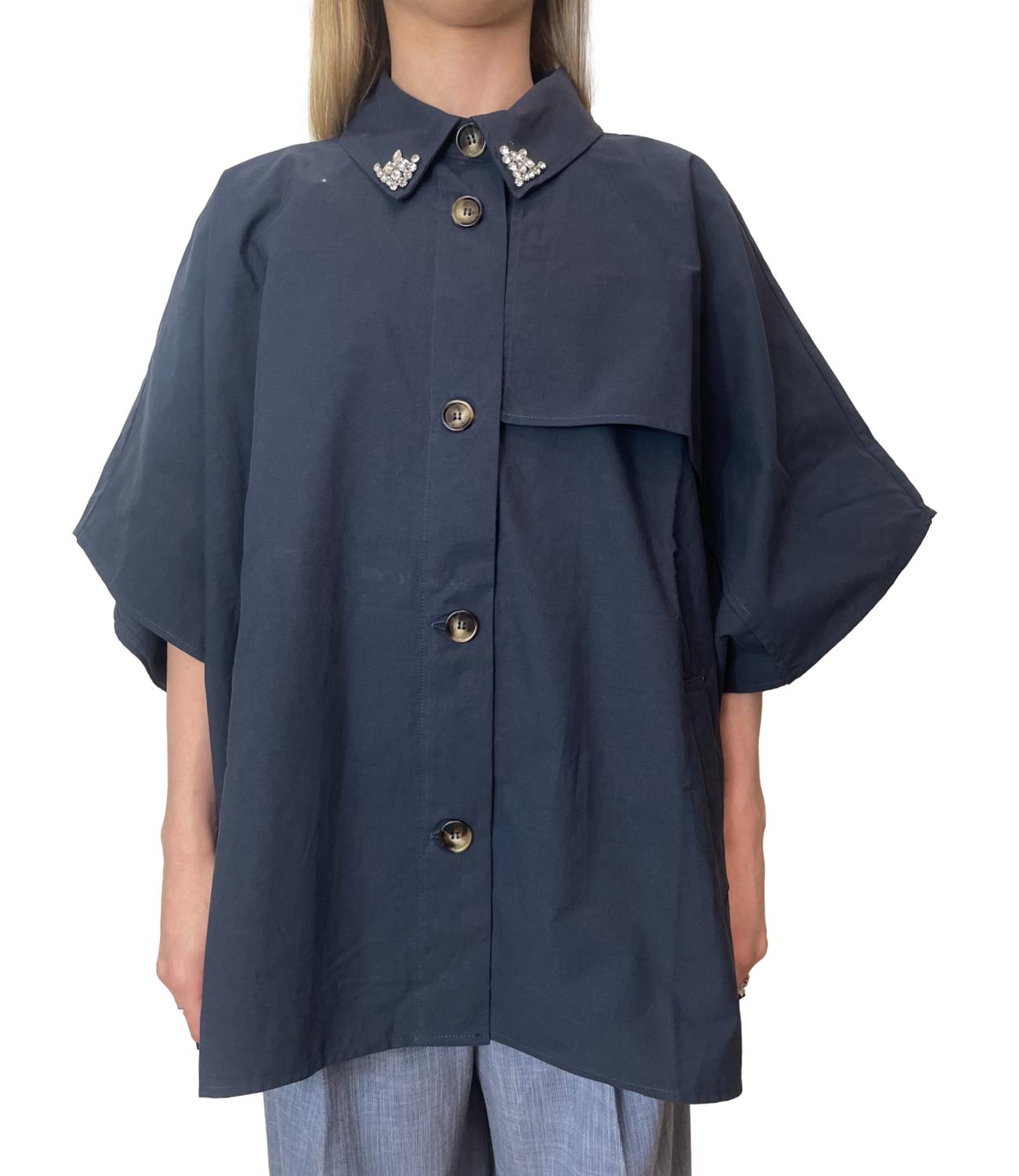 Liu Jo Poncho Blu Sky Donna