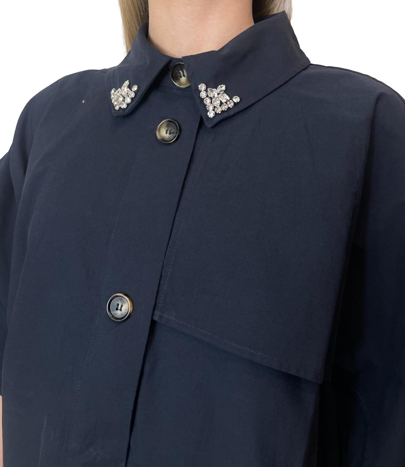 Liu Jo Poncho Blu Sky Donna