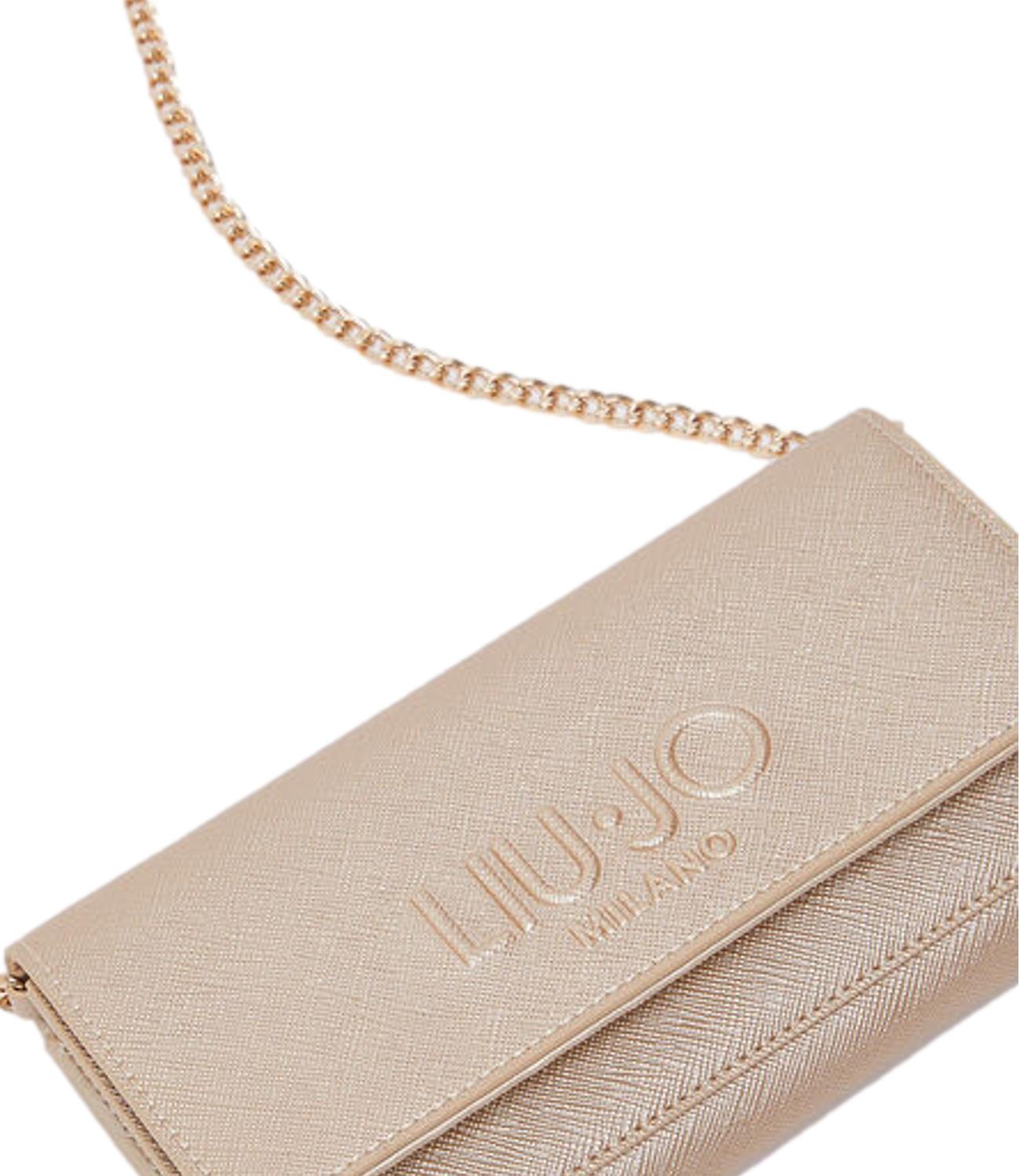 Liu J pochette portafoglio oro donna