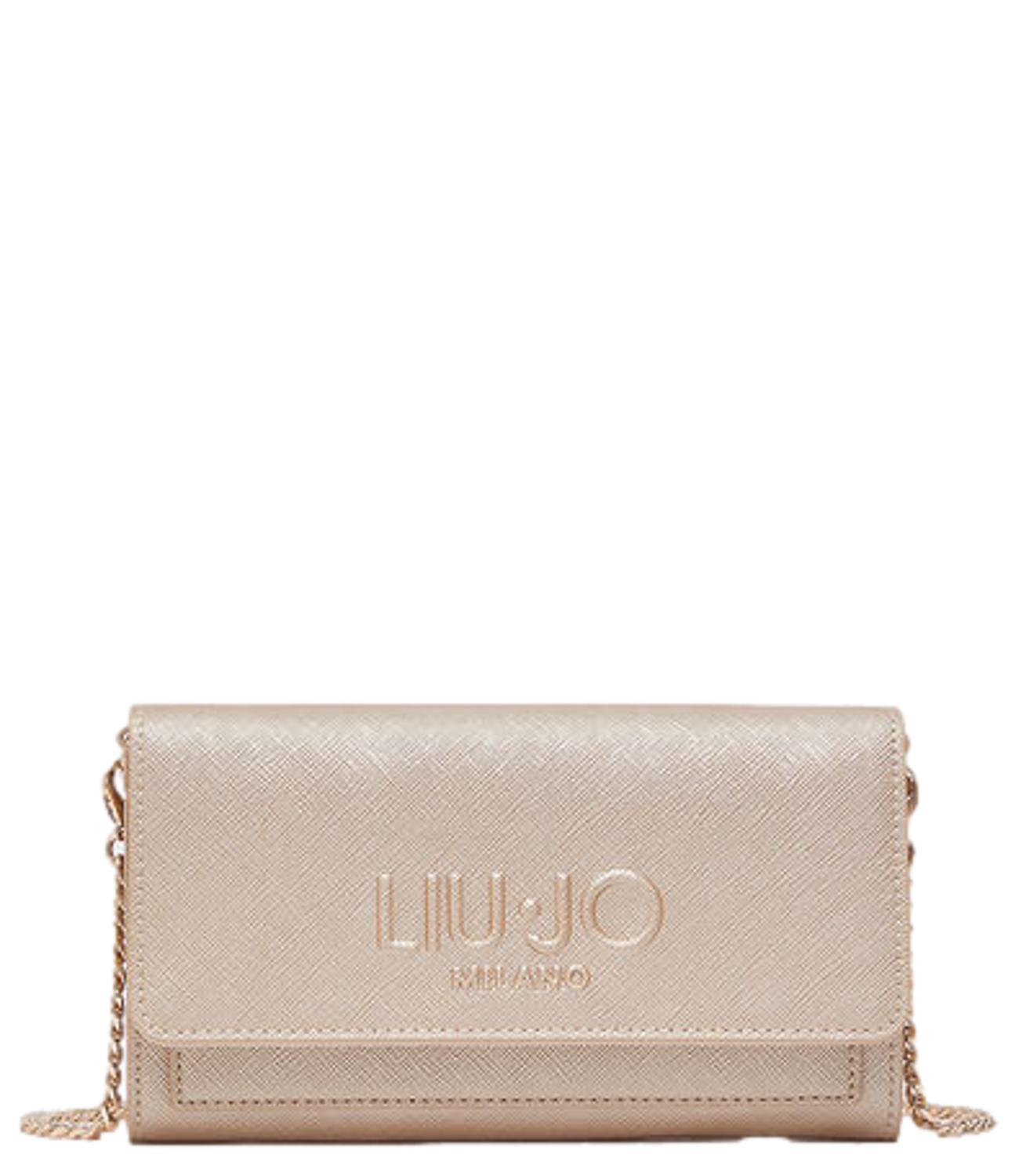 Liu J pochette portafoglio oro donna