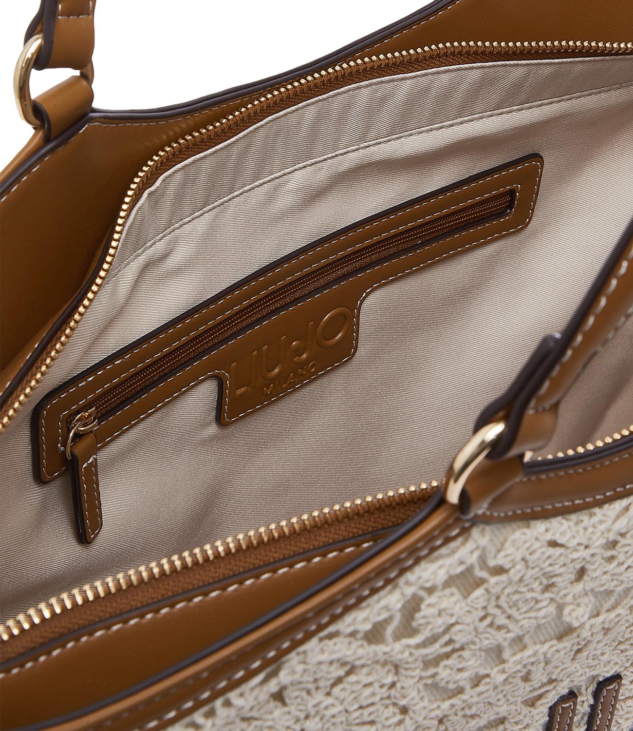 Liu Jo Borsa Pizzo Crema Donna