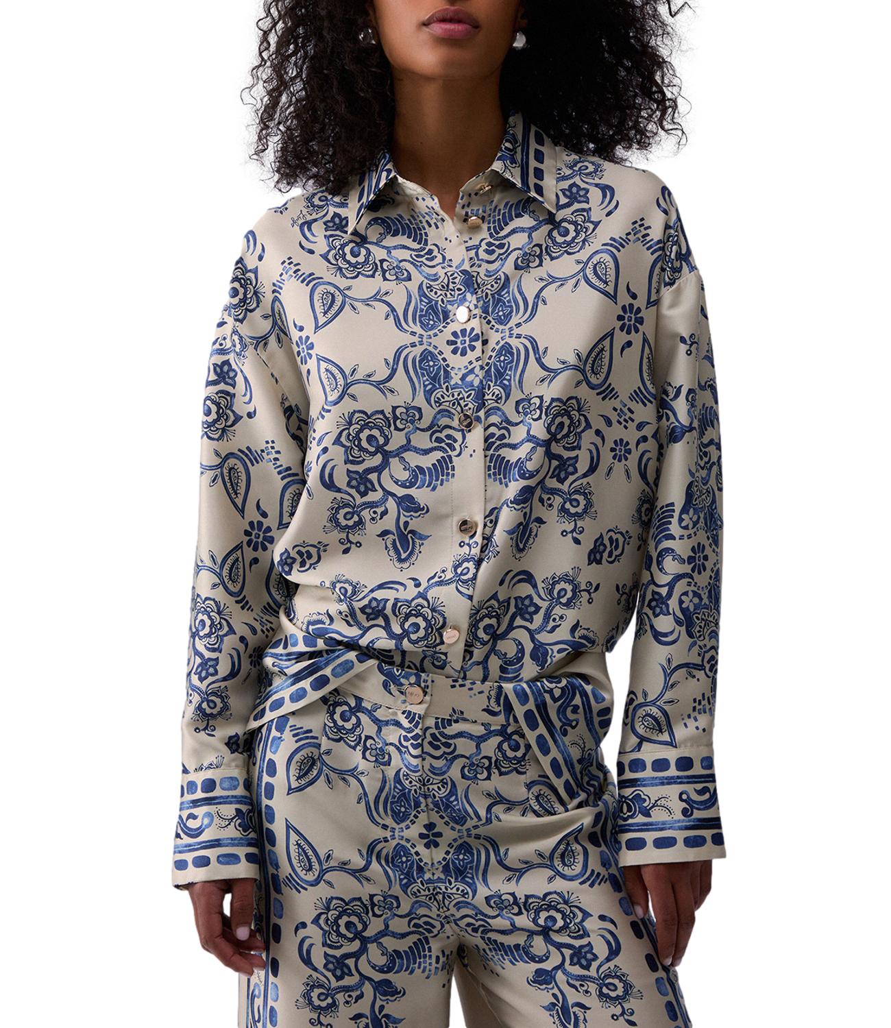 Liu jo Blusa St.foulard Araldic B da Donna