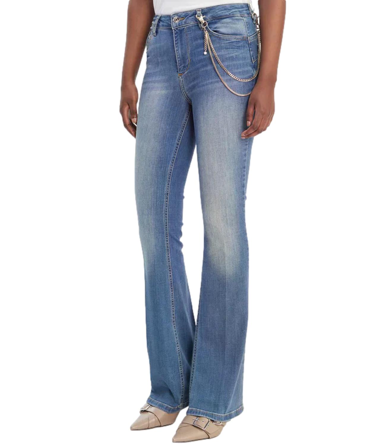 Liu jo Jeans Den.blu L.chain Silv da Donna
