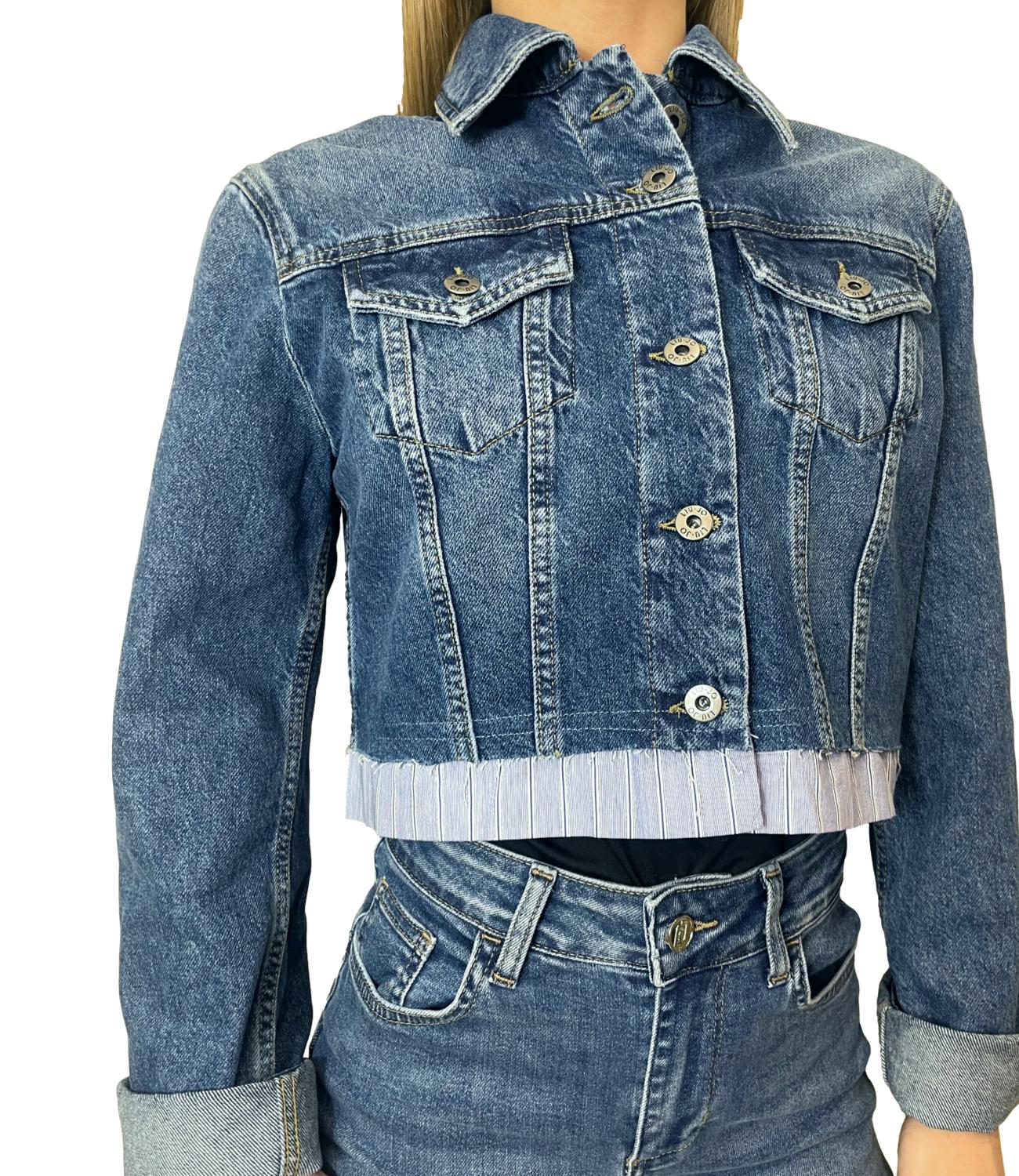 Liu jo Giacca Den.blue Dk.stripes da Donna