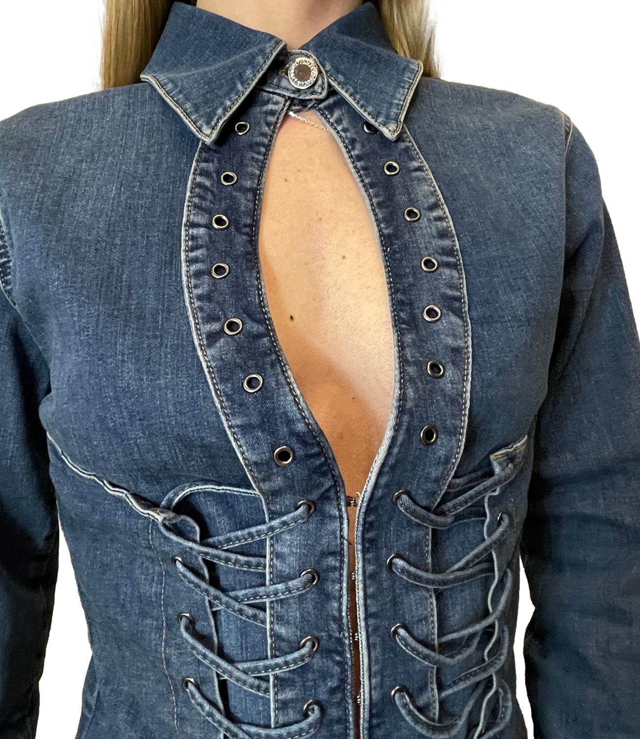 Liu Jo Blusa Denim Blu Donna