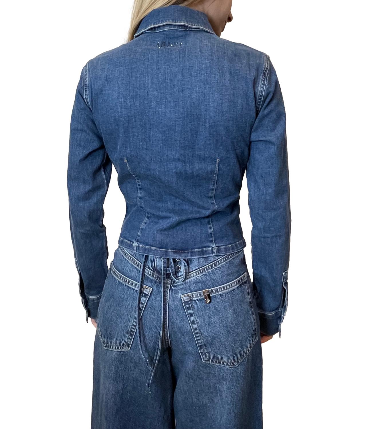 Liu Jo Blusa Denim Blu Donna